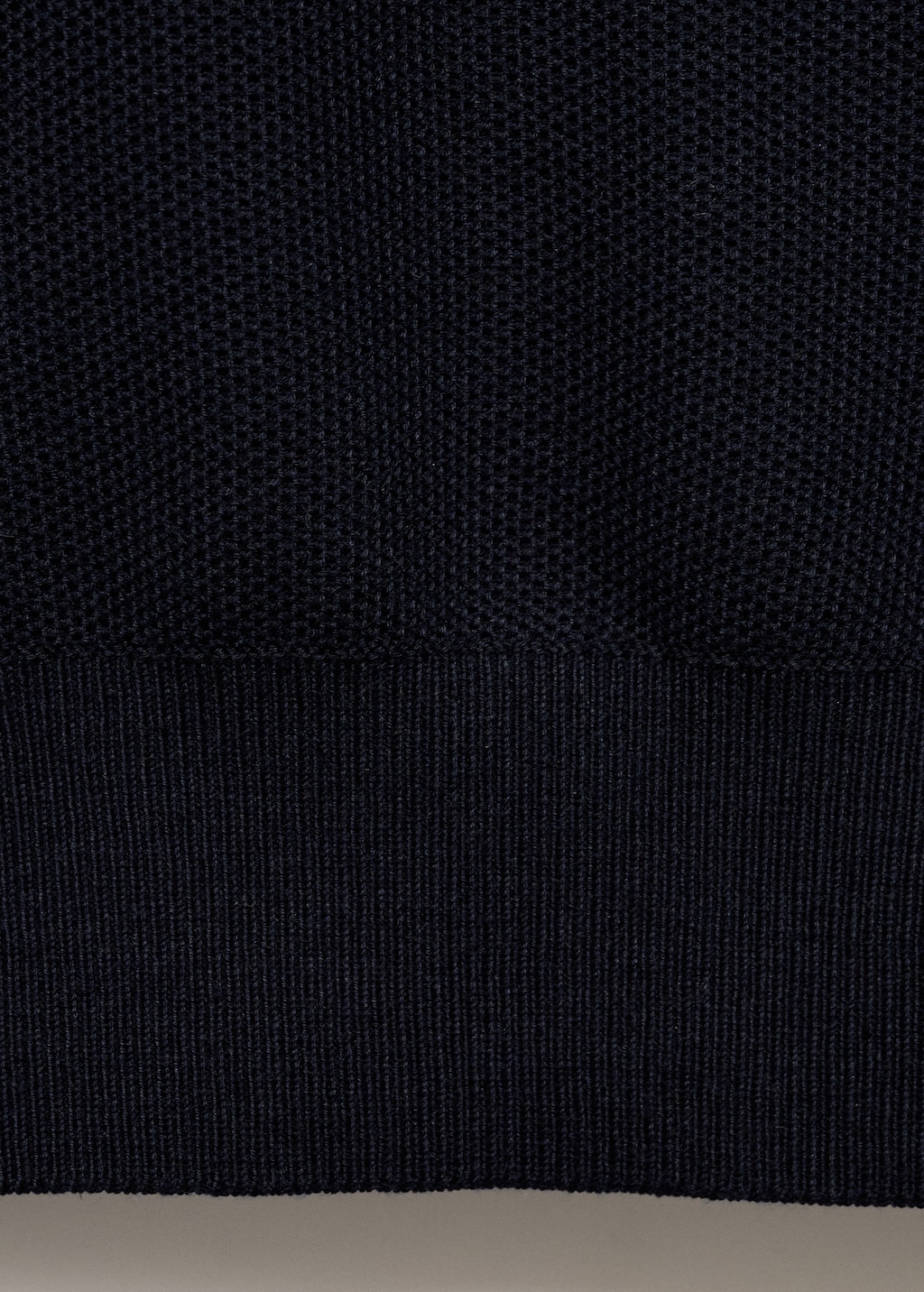 Microstructure sweater with zipper collar - Men | MANGO Netherlands