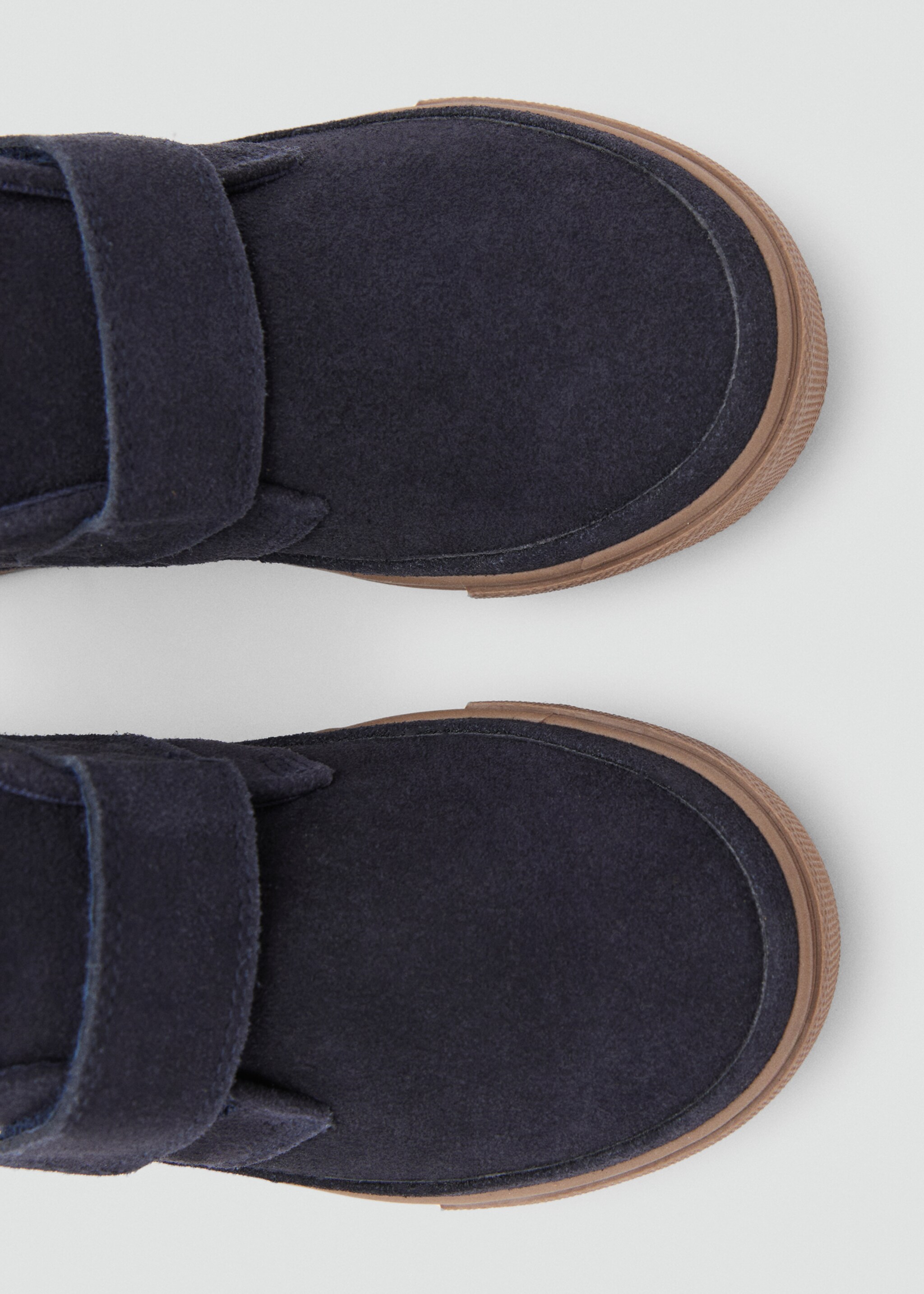 Chaussures cuir Velcro - Détail de l'article 1, Bleu. Ref: 17035148-00.