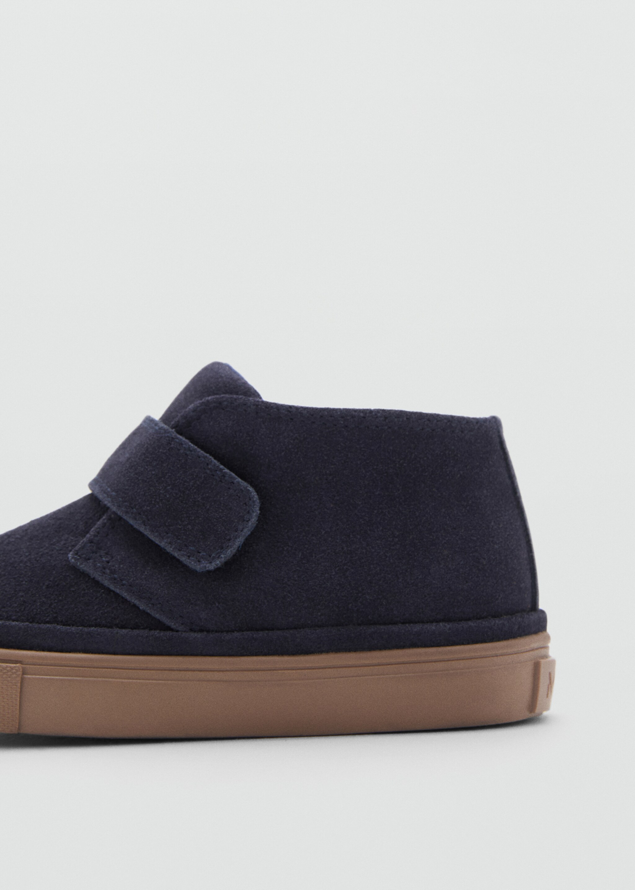 Chaussures cuir Velcro - Détail de l'article 2, Bleu. Ref: 17035148-00.