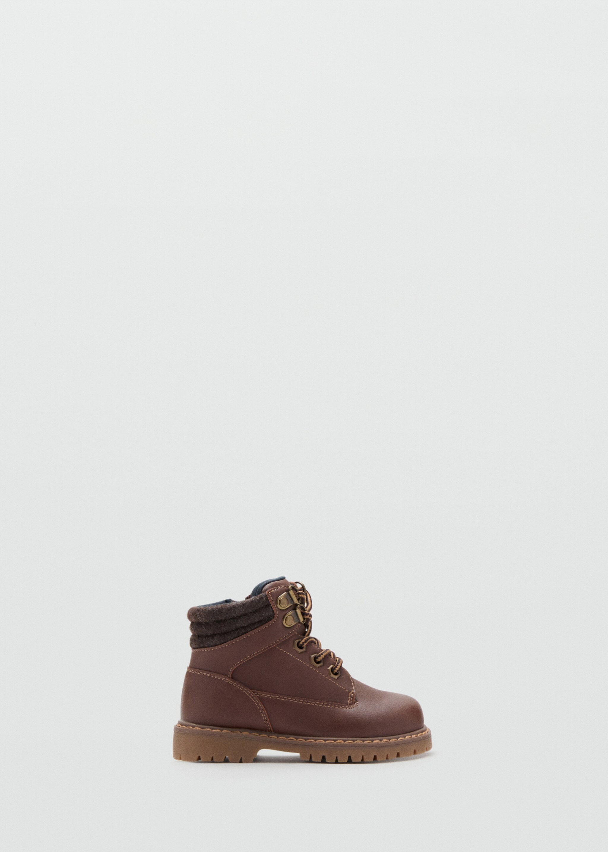 Lace-up mountain boots - Article without model, Chocolate. Ref: 17035149-00.