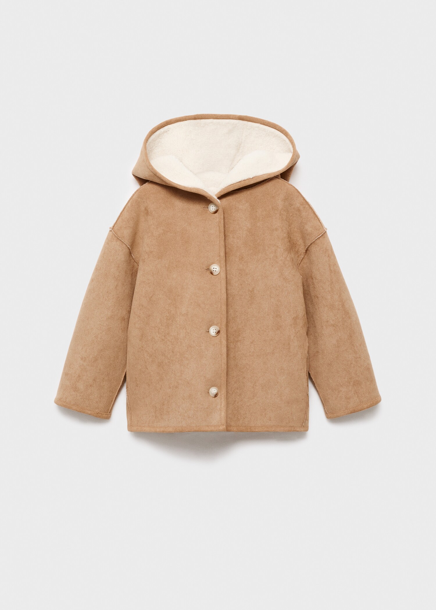 Reversible shearling coat - Article without model