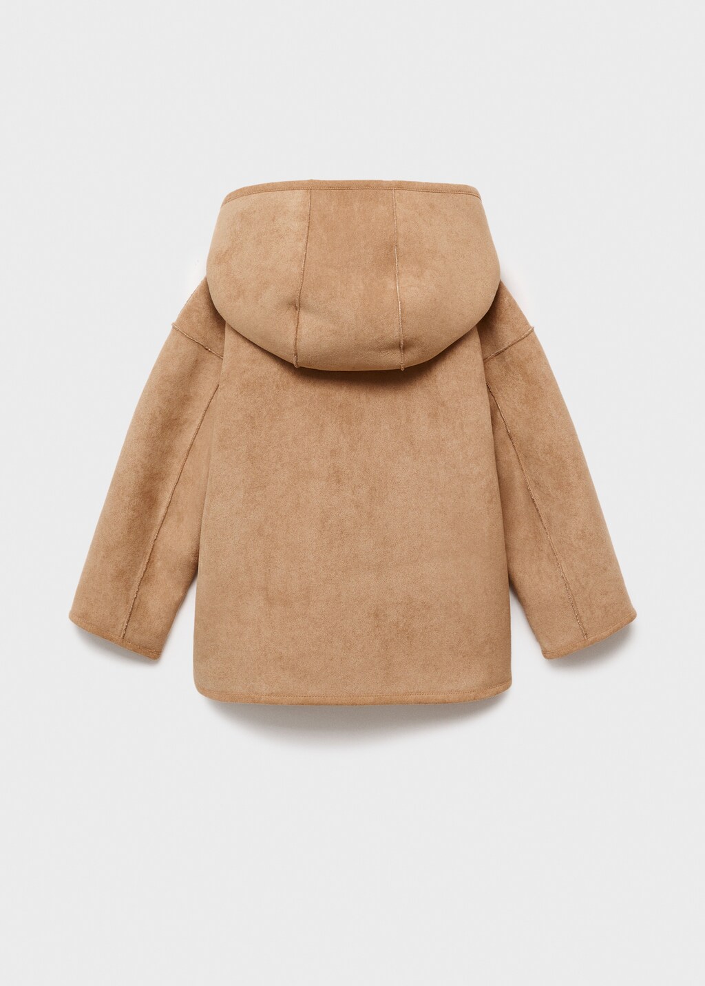 Reversible double-faced teddy coat