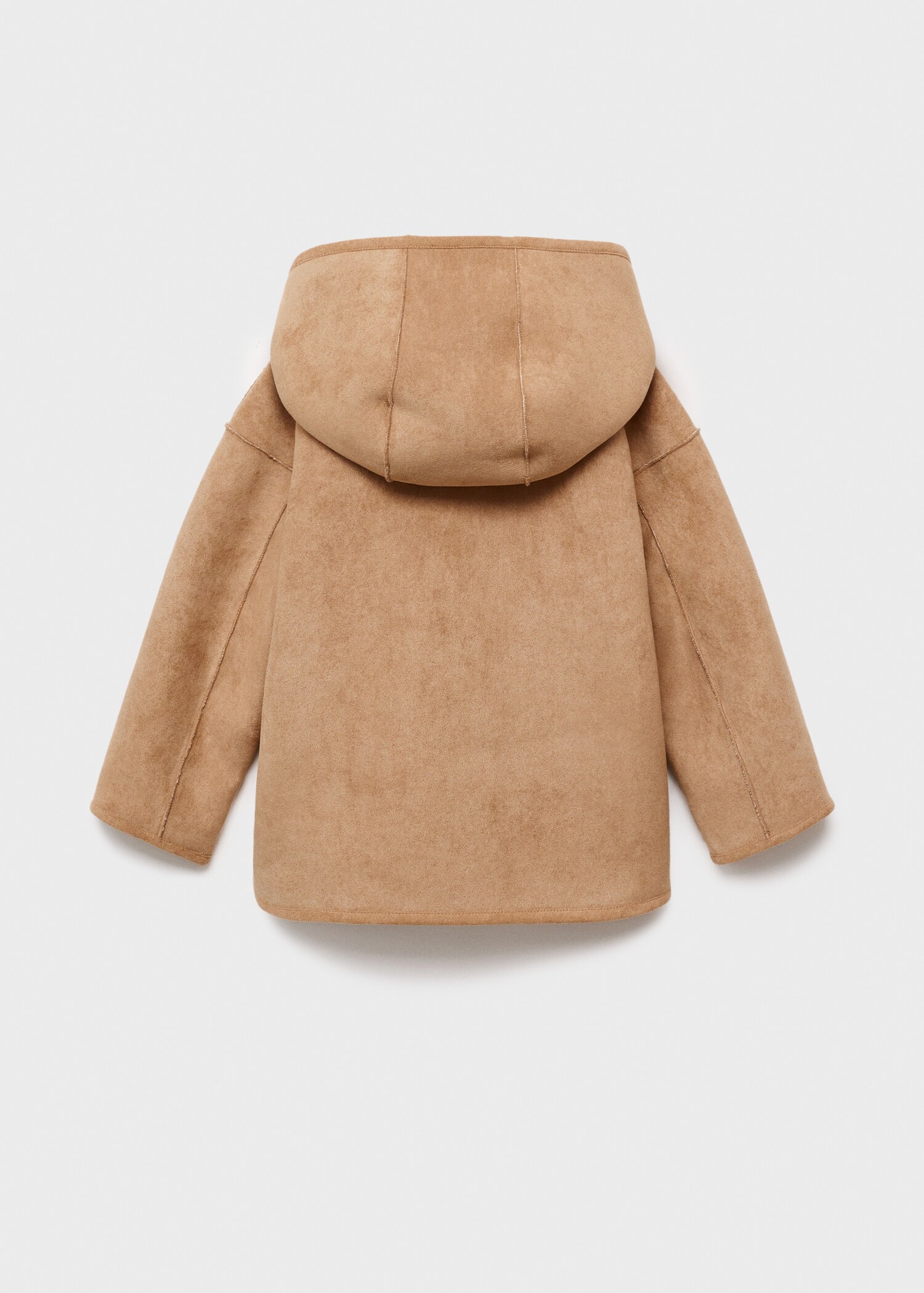 Reversible shearling coat - Reverse of the article