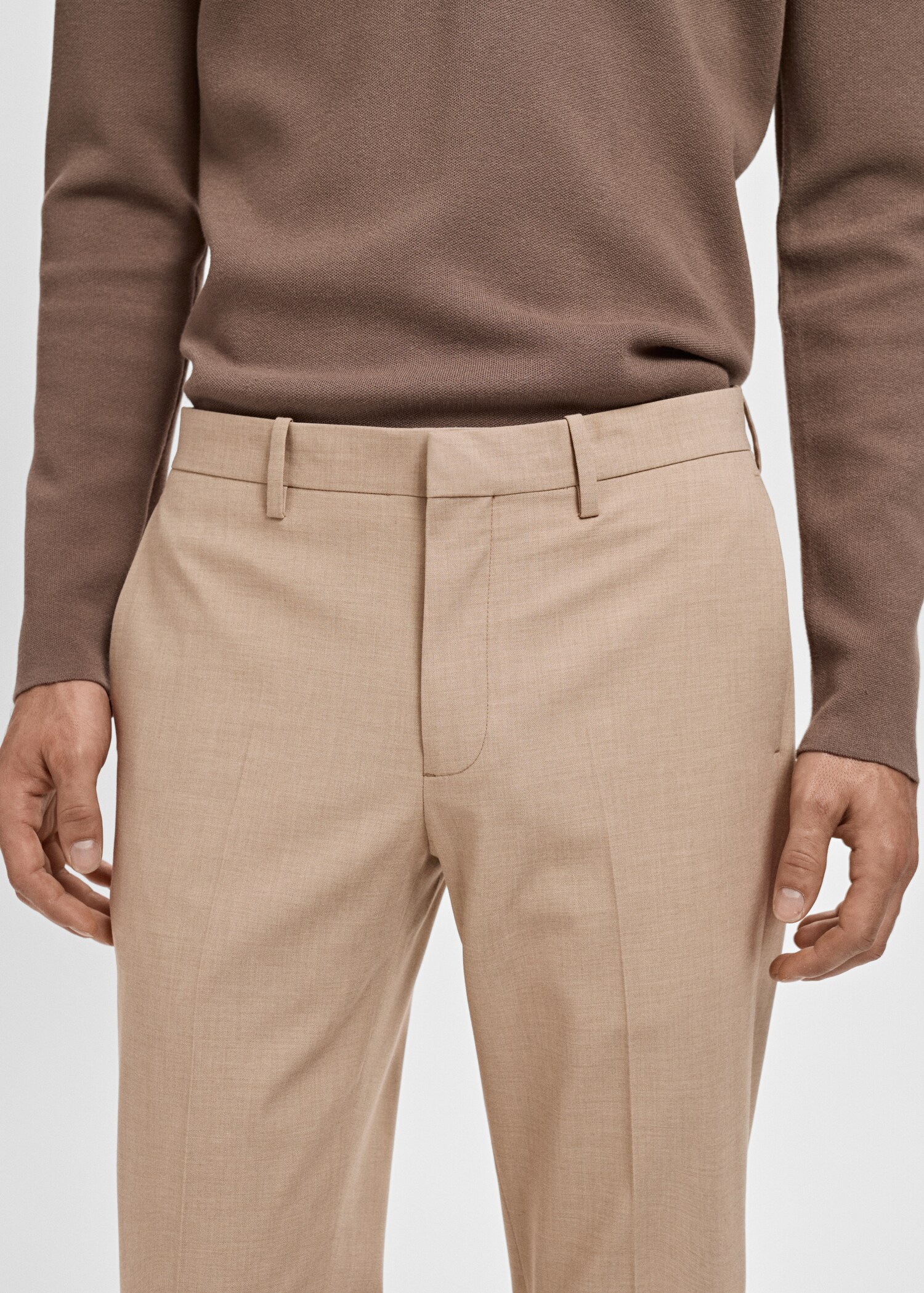 Paris slim-fit suit trousers - Details of the article 2