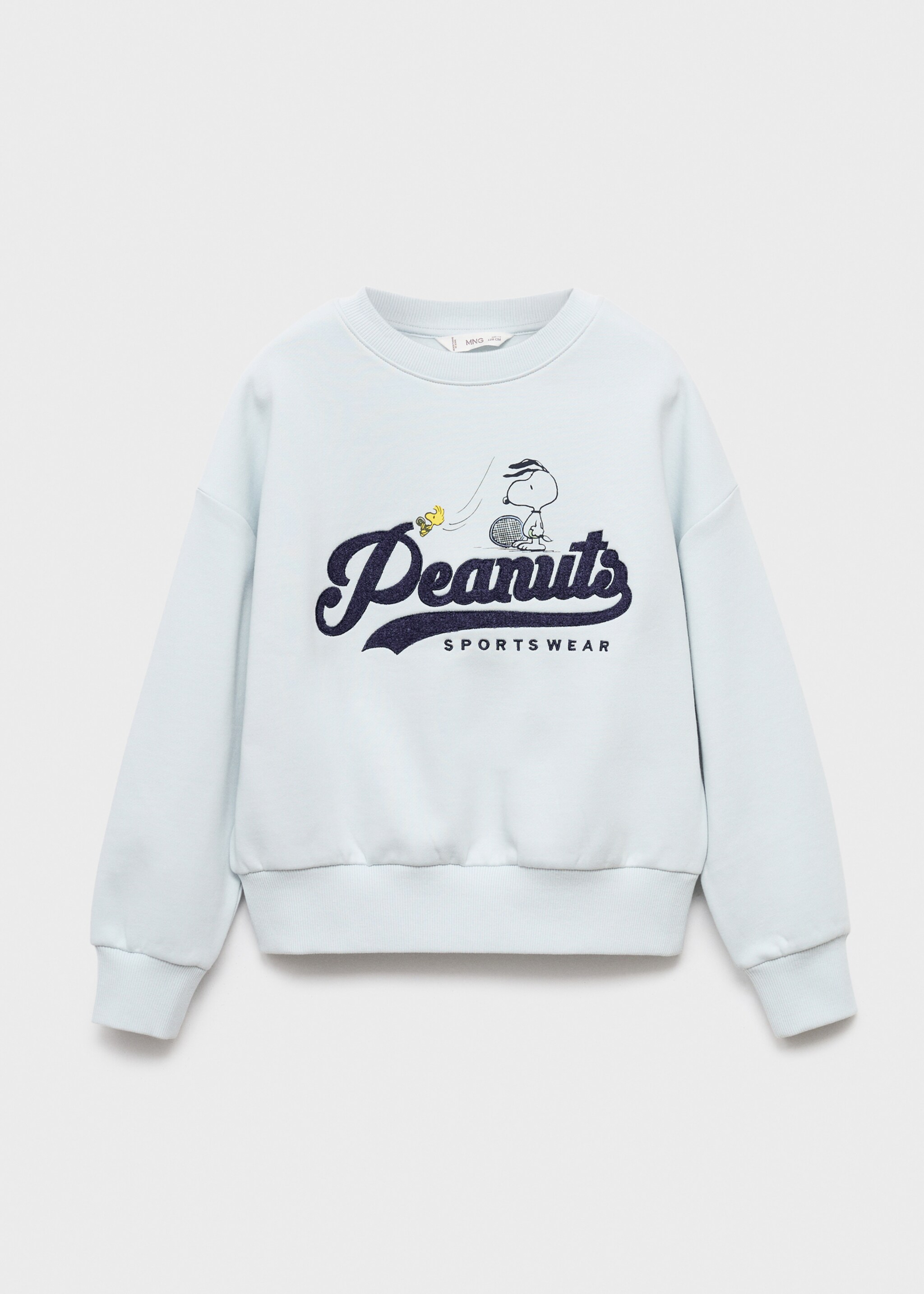 Sweatshirt sytennis - Article without model, Sky Blue. Ref: 17035159-00.