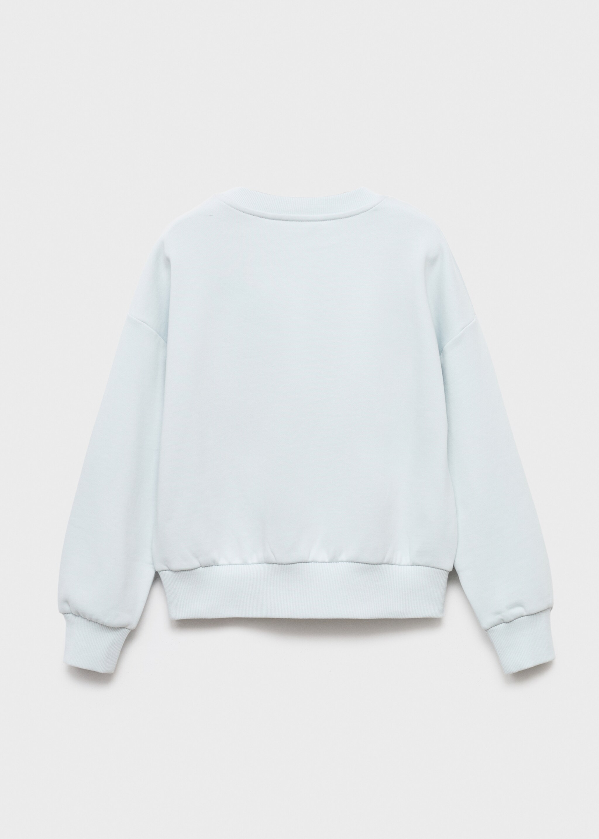 Sweatshirt sytennis - Reverse of the article, Sky Blue. Ref: 17035159-00.