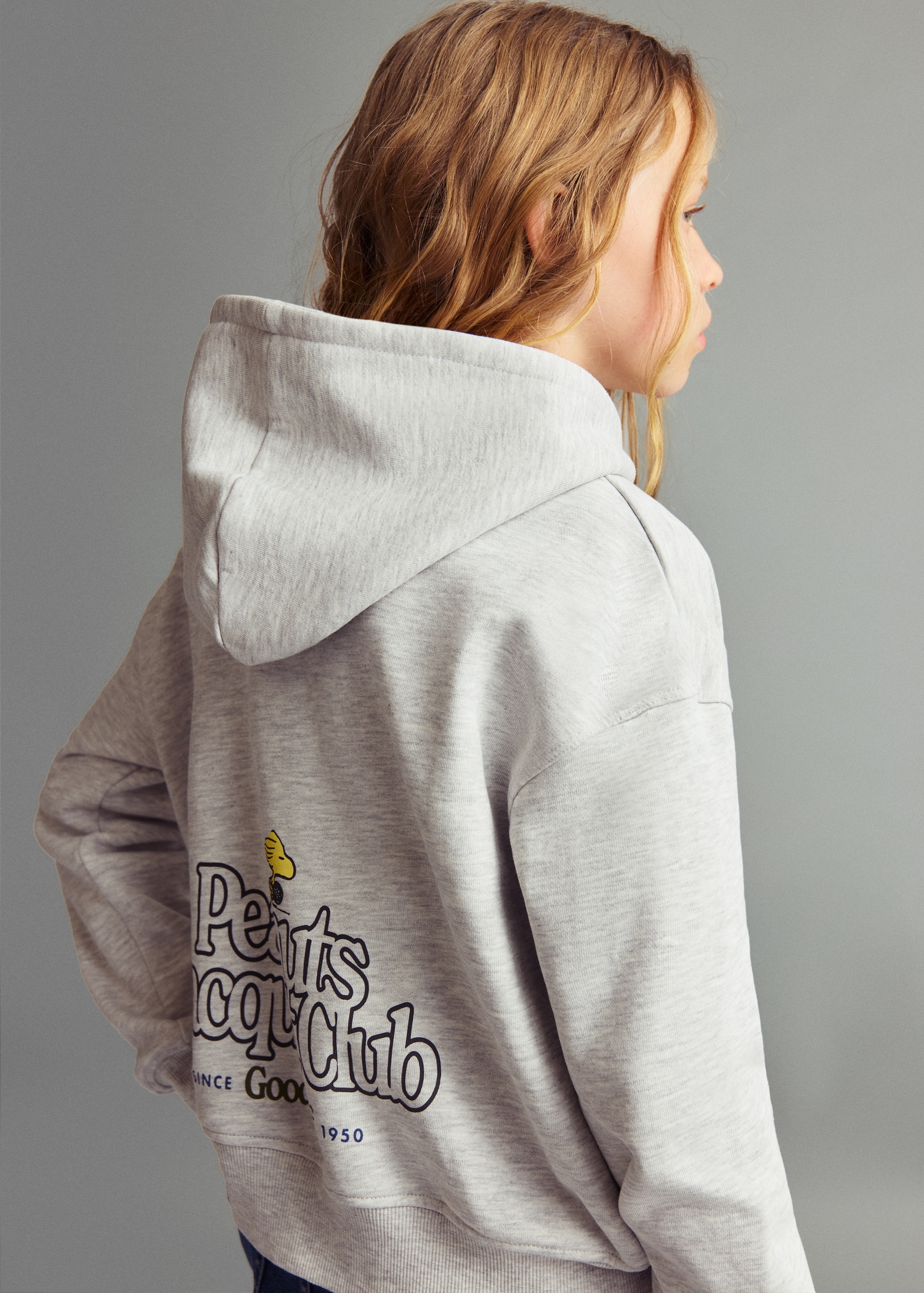 Snoopy-print sweatshirt - Середній план