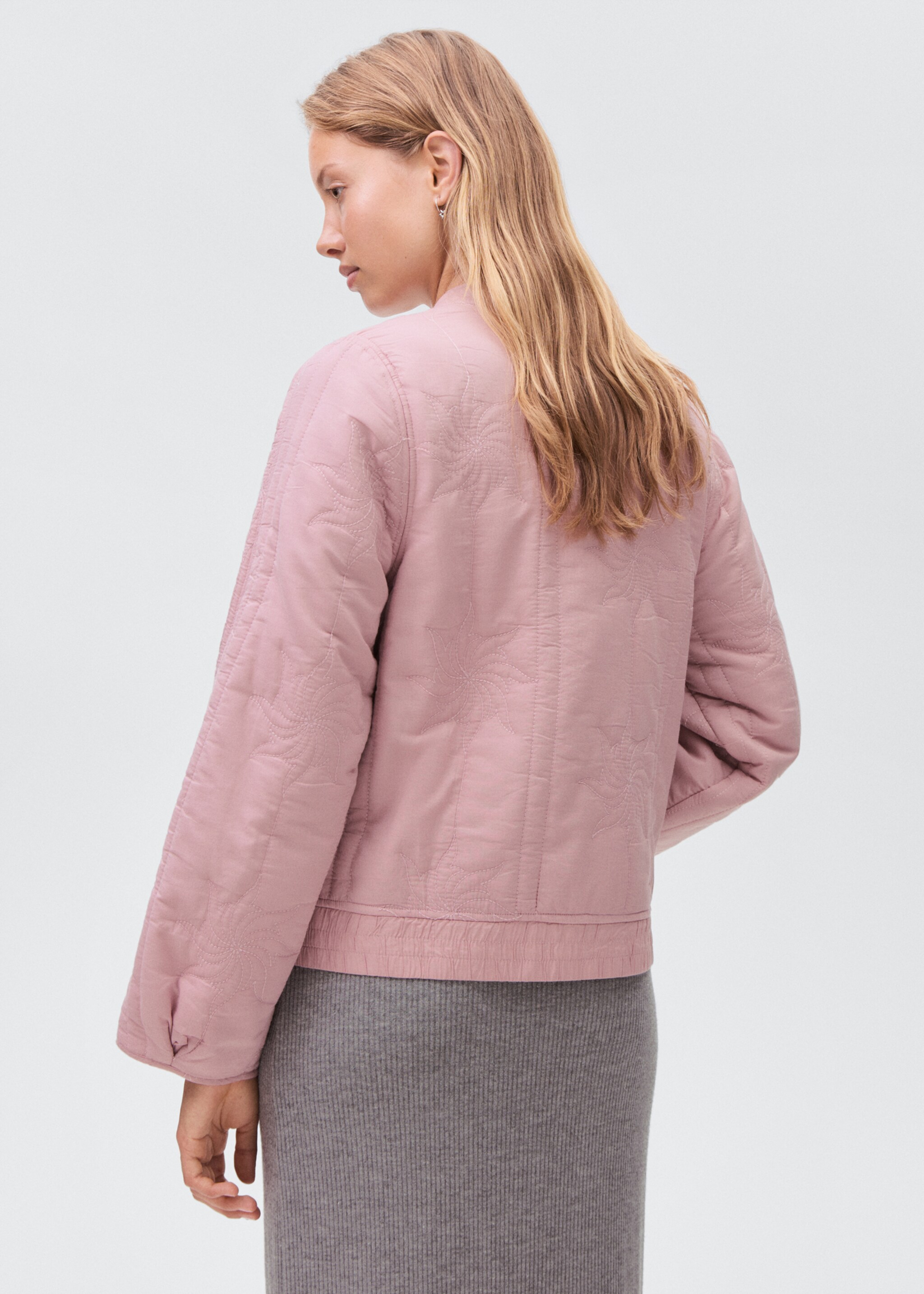 Jacket idoia - Reverse of the article, Pastel Pink. Ref: 17035163-00.