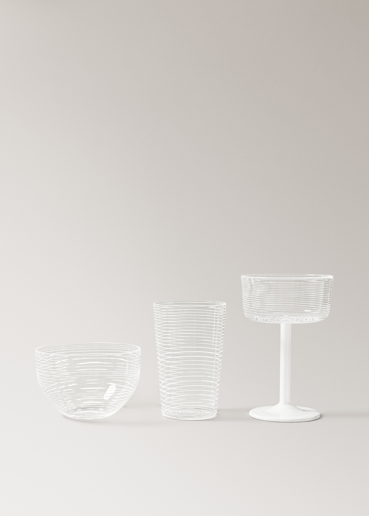 Lines borosilicate bowl - Details of the article 2