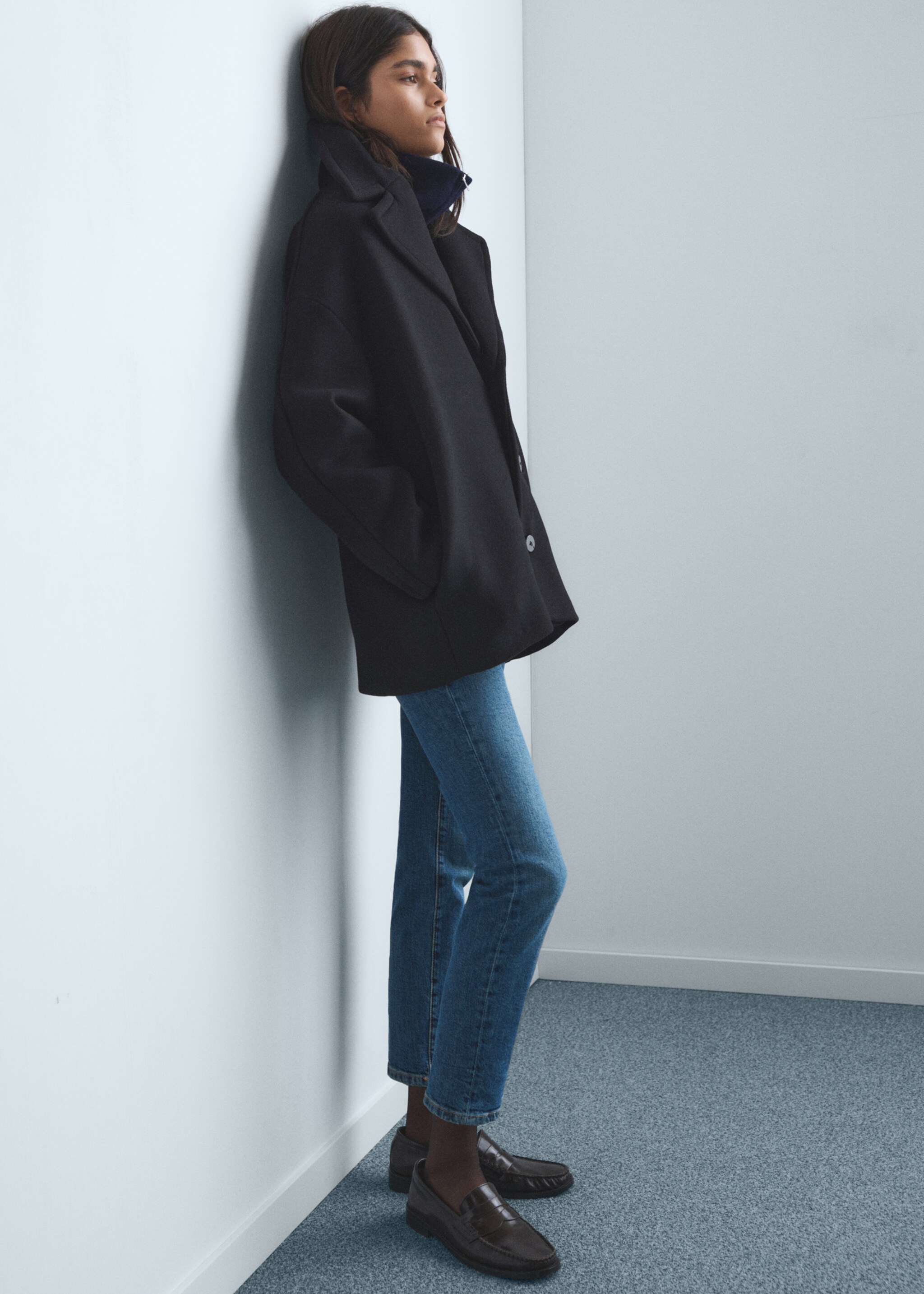 Claudia dar kesim crop jean pantolon - Ürün detayı 2, Koyu Mavi. Ref: 17035169-00.