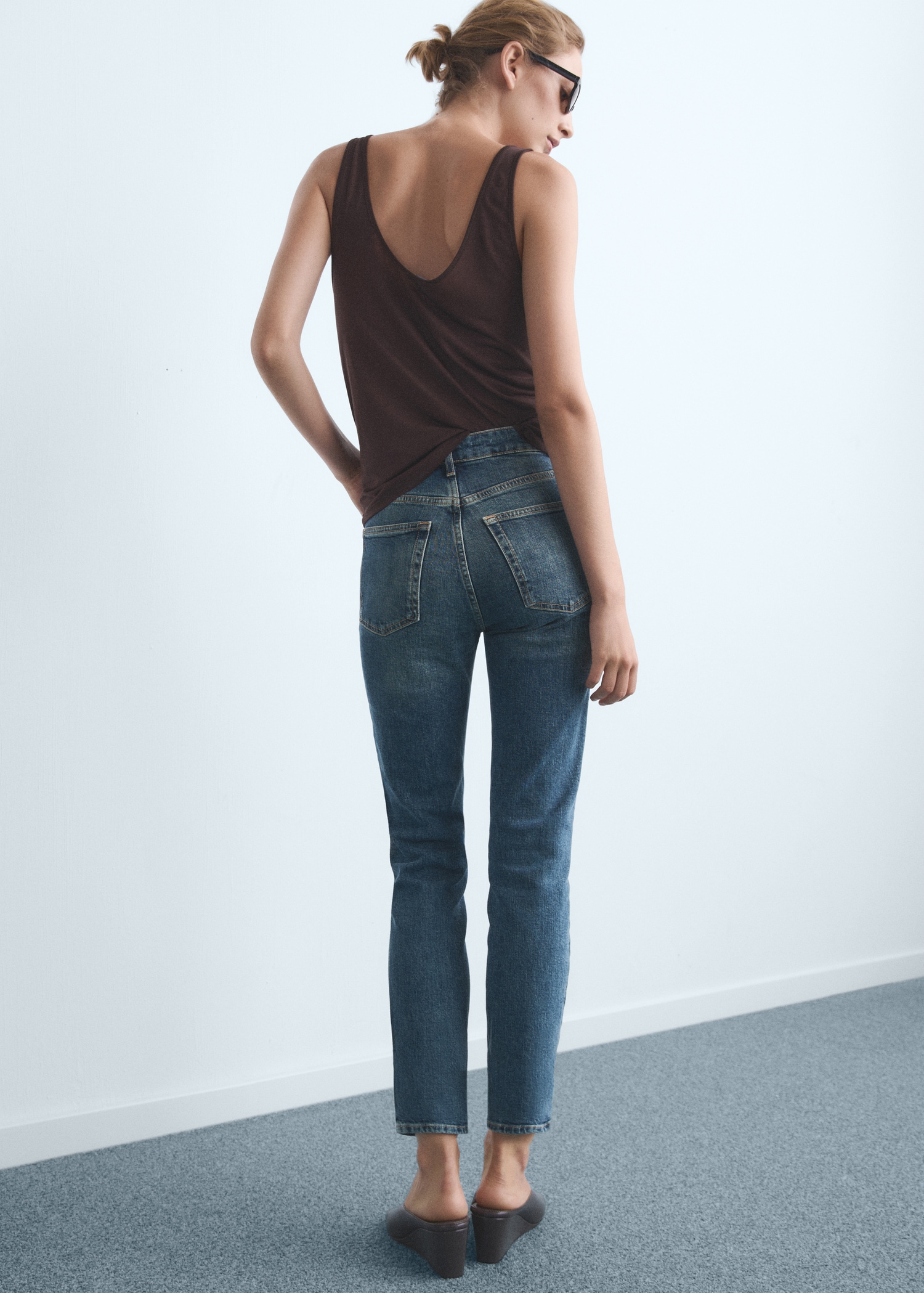 Claudia slim-fit cropped jeans - Reverse of the article