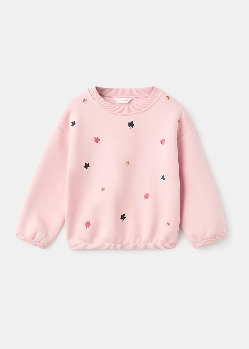 Embroidered cotton sweatshirt
