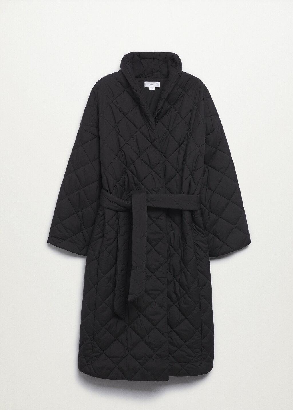 Mango oversized quilted coat hotsell