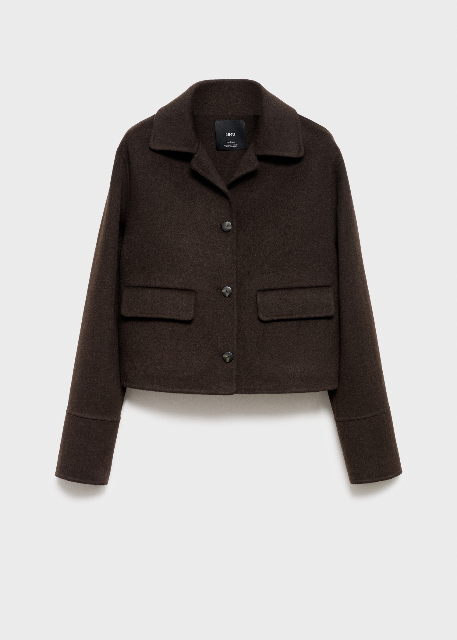 Wool jacket with buttons - Article without model