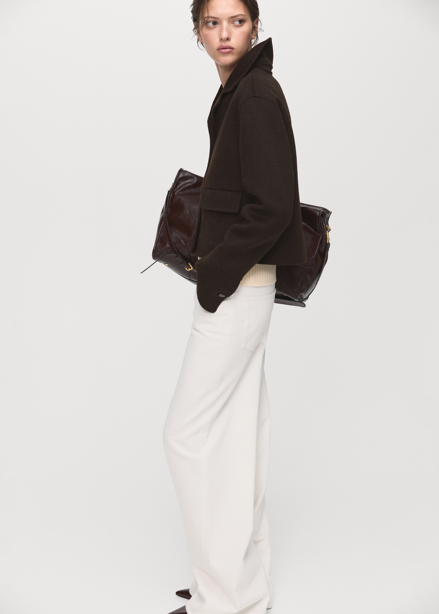 Wool jacket with buttons - Details of the article 6
