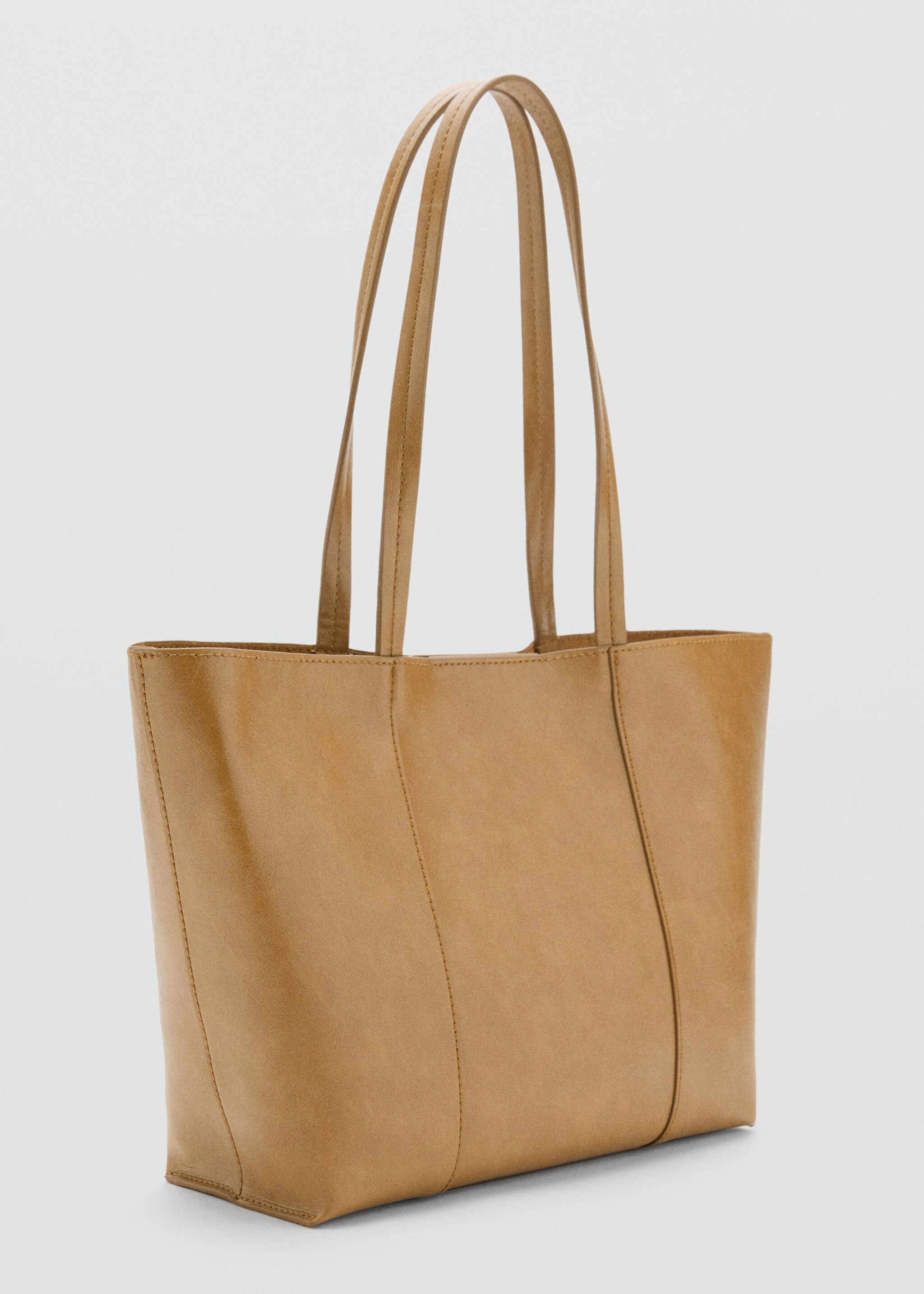 Medium shopper bag - Medium plane, Caramel. Ref: 17035795-00.