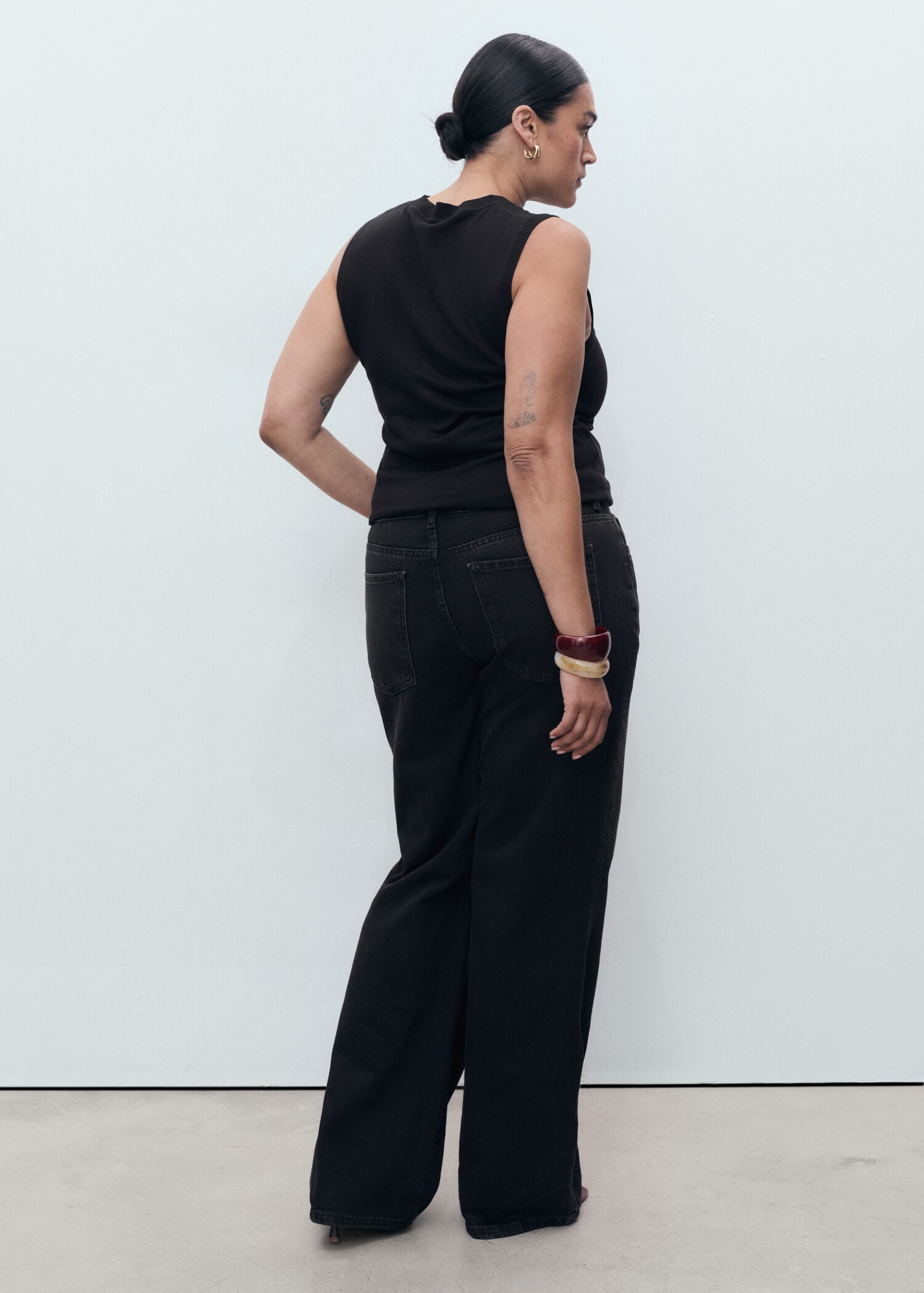 Danila wide leg high-rise jeans - Details of the article 4