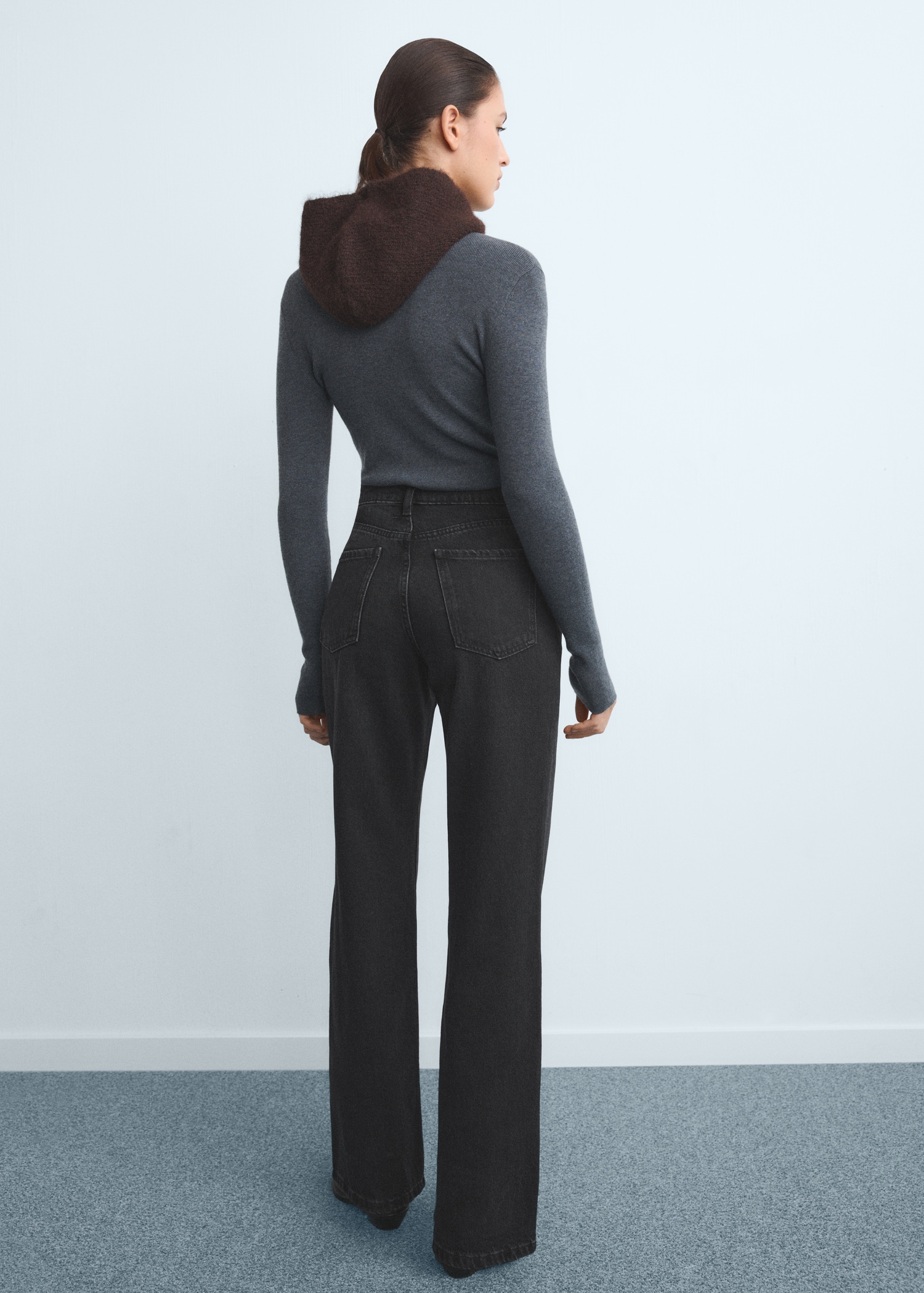 Danila wide leg high-rise jeans - Women | MANGO USA