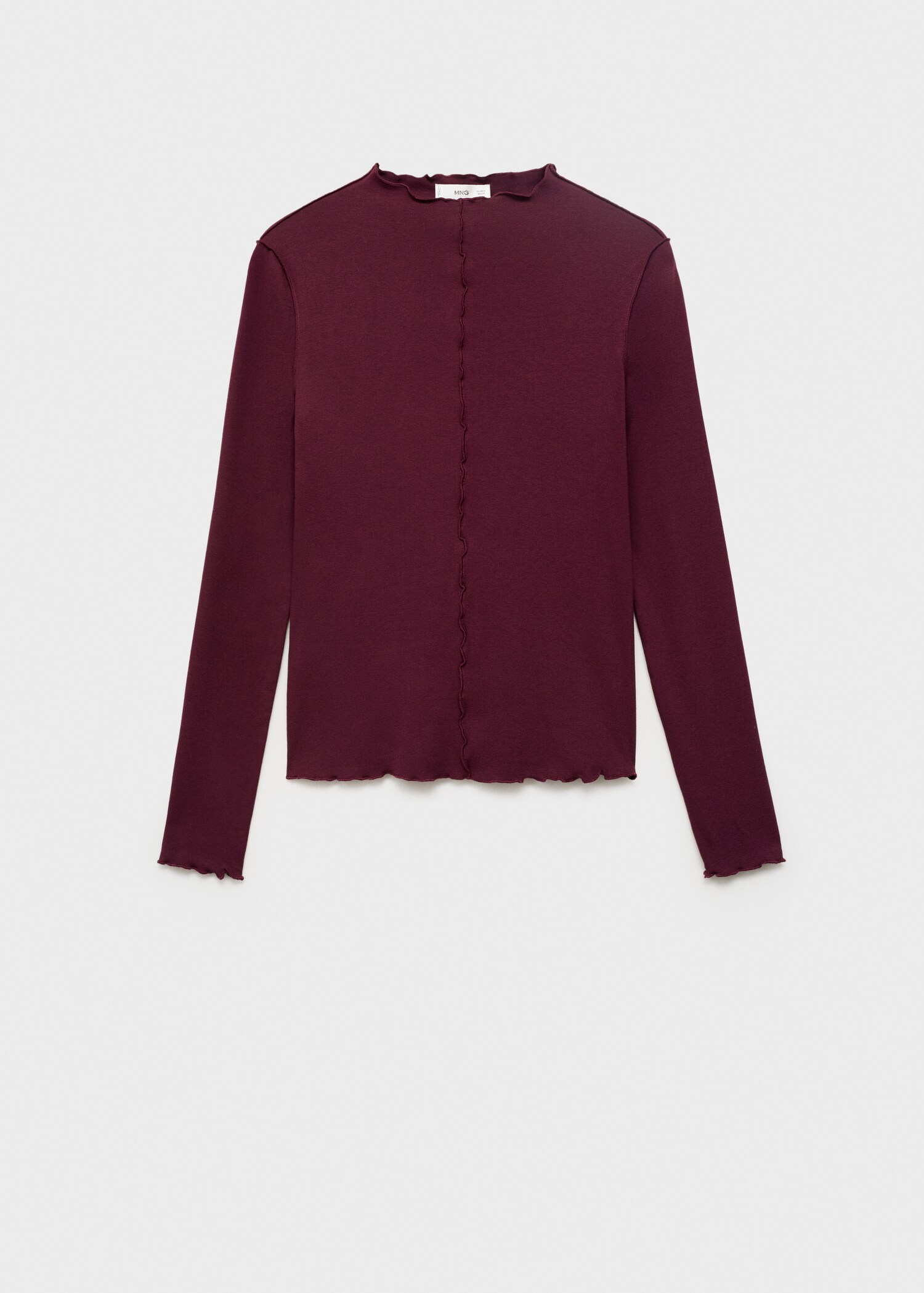 Scalloped edges T-shirt - Article without model