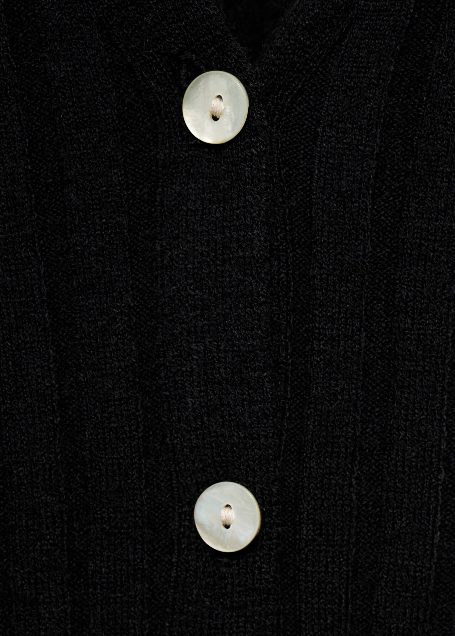 Cardigan maille fine côtelée - Détail de l'article 0