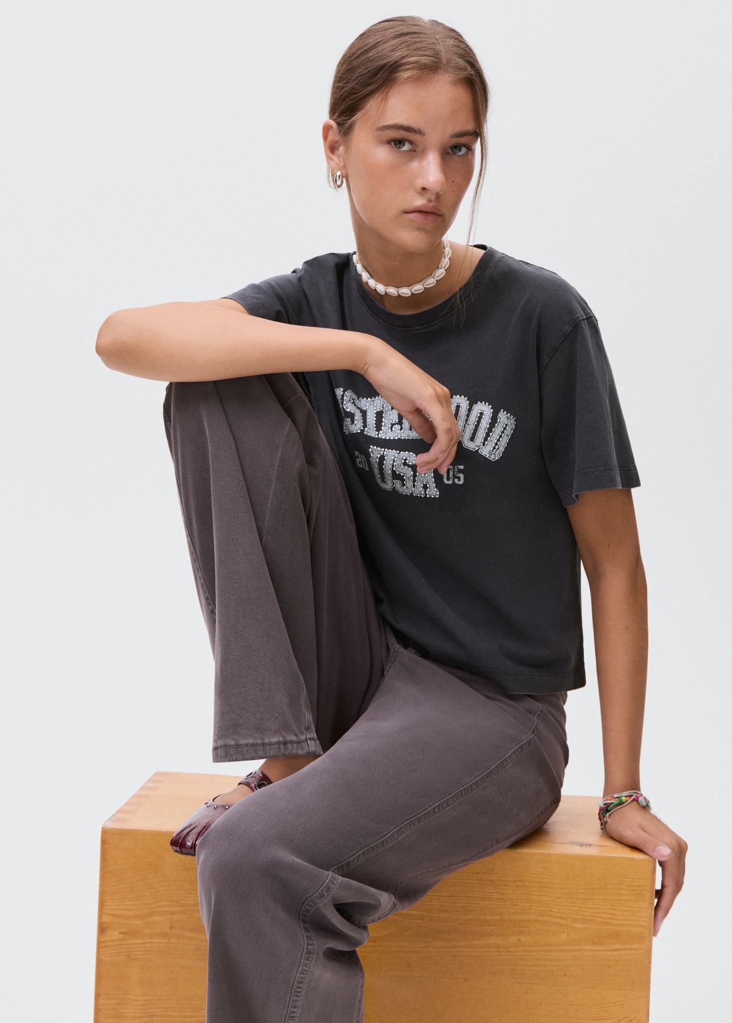 Camiseta algodón estampada - Detalle del artículo 2