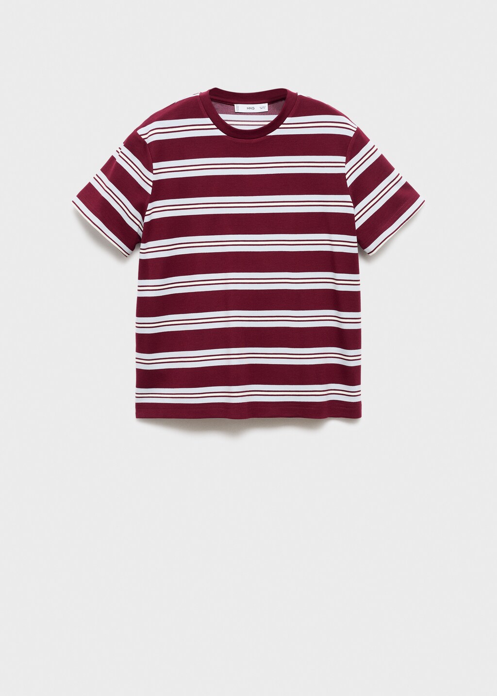 Mango Striped short-sleeved t-shirt