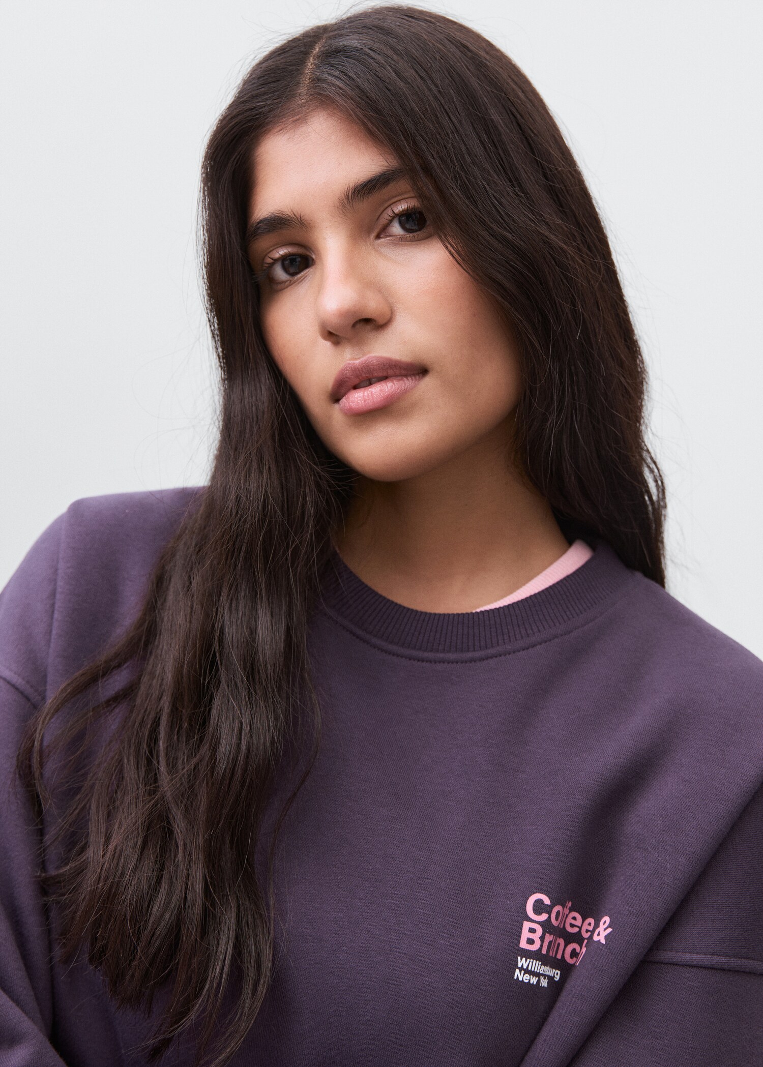 Printed cotton sweatshirt - Details of the article 1