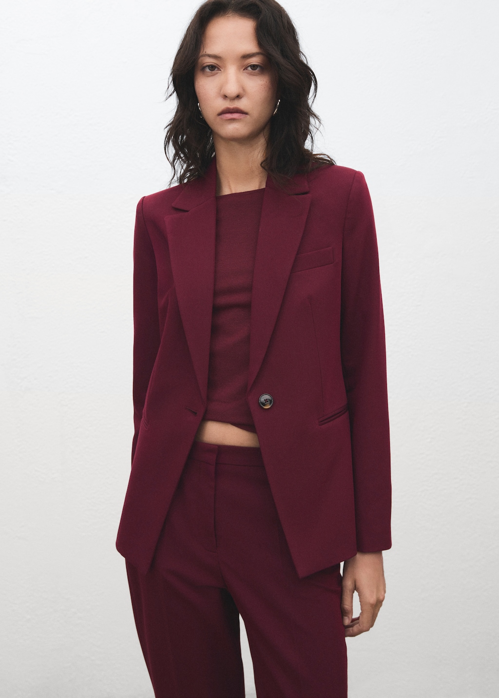 Straight suit trousers - image 4