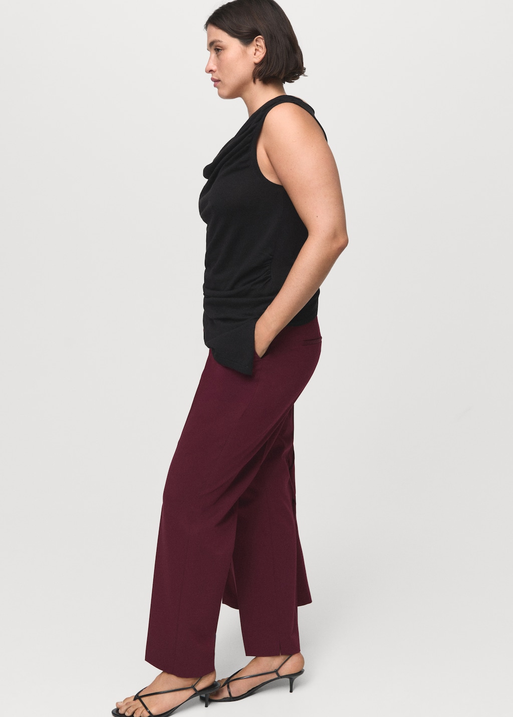 Straight suit trousers