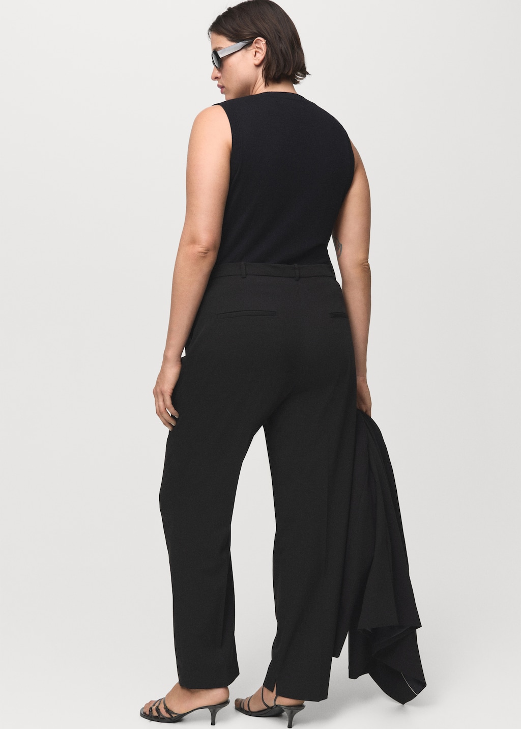 Straight suit trousers