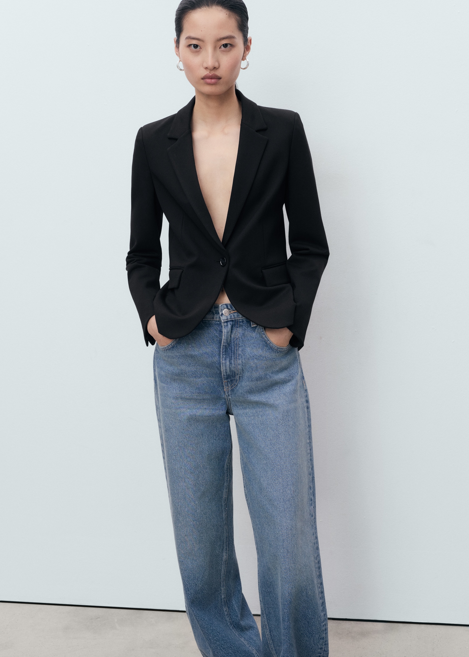 Fitted suit jacket - Details of the article 4