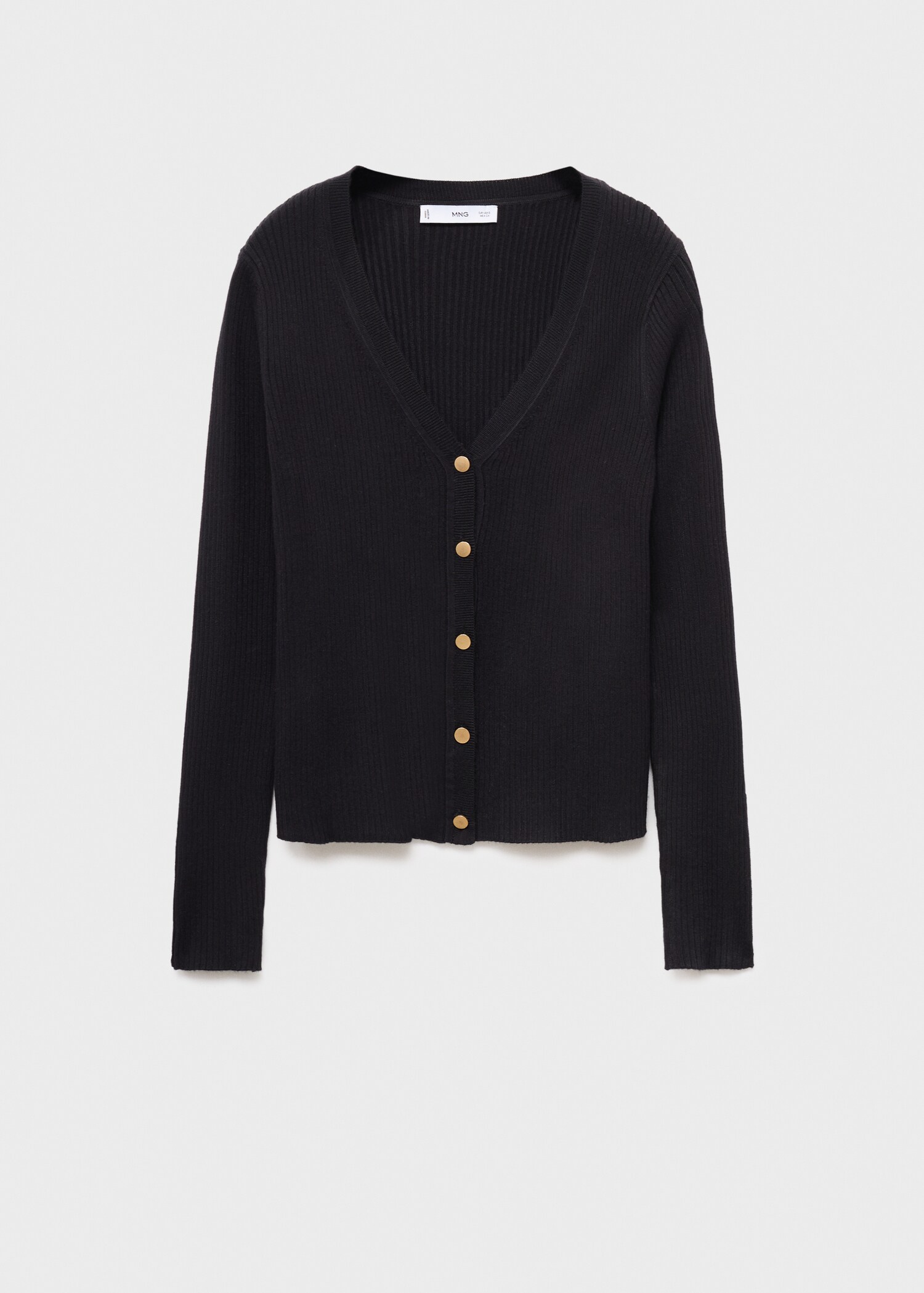 Cardigan canalé botones - Artículo sin modelo