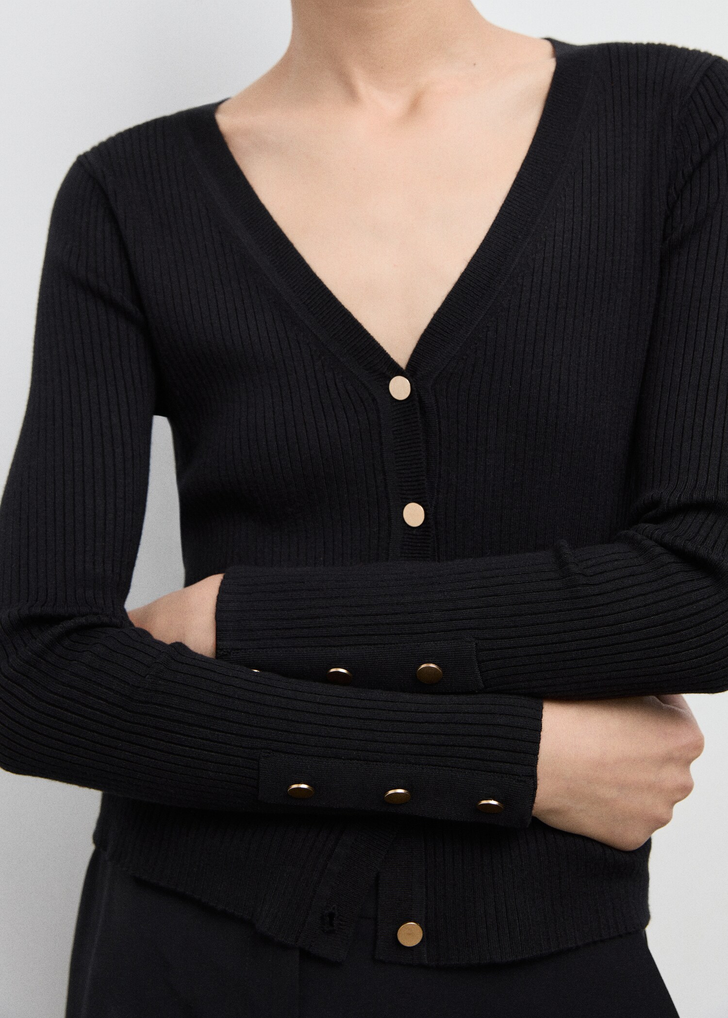 Cardigan canalé botones - Detalle del artículo 2