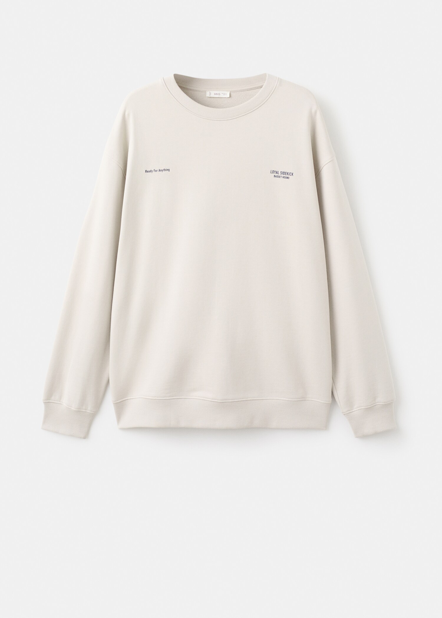 Printed cotton sweatshirt - Article without model