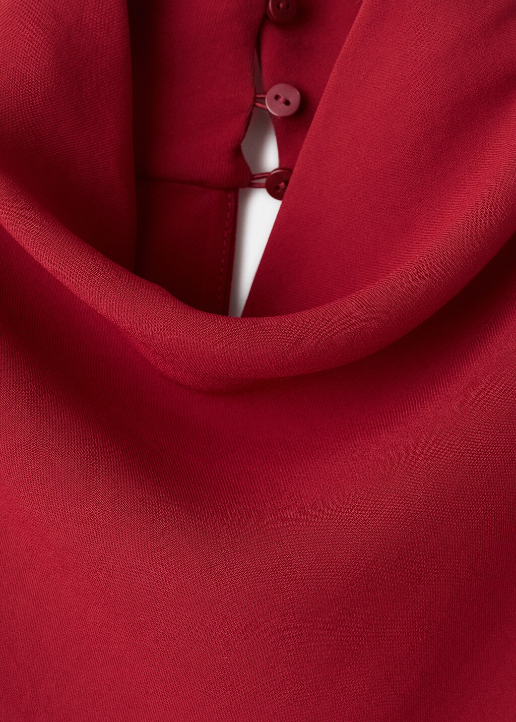 Mango A-line turtleneck dress