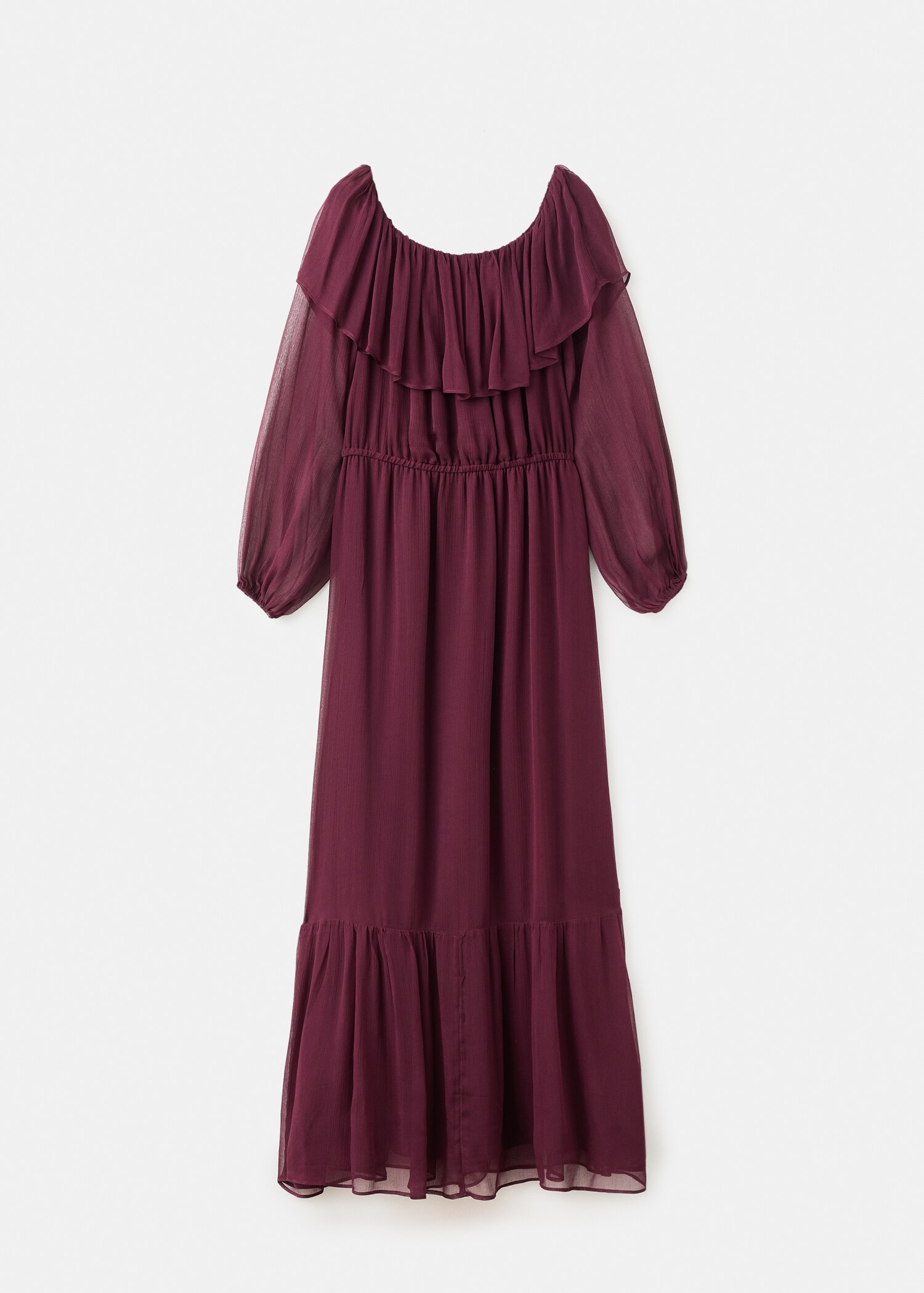 Vestido palabra de honor volante - Artículo sin modelo