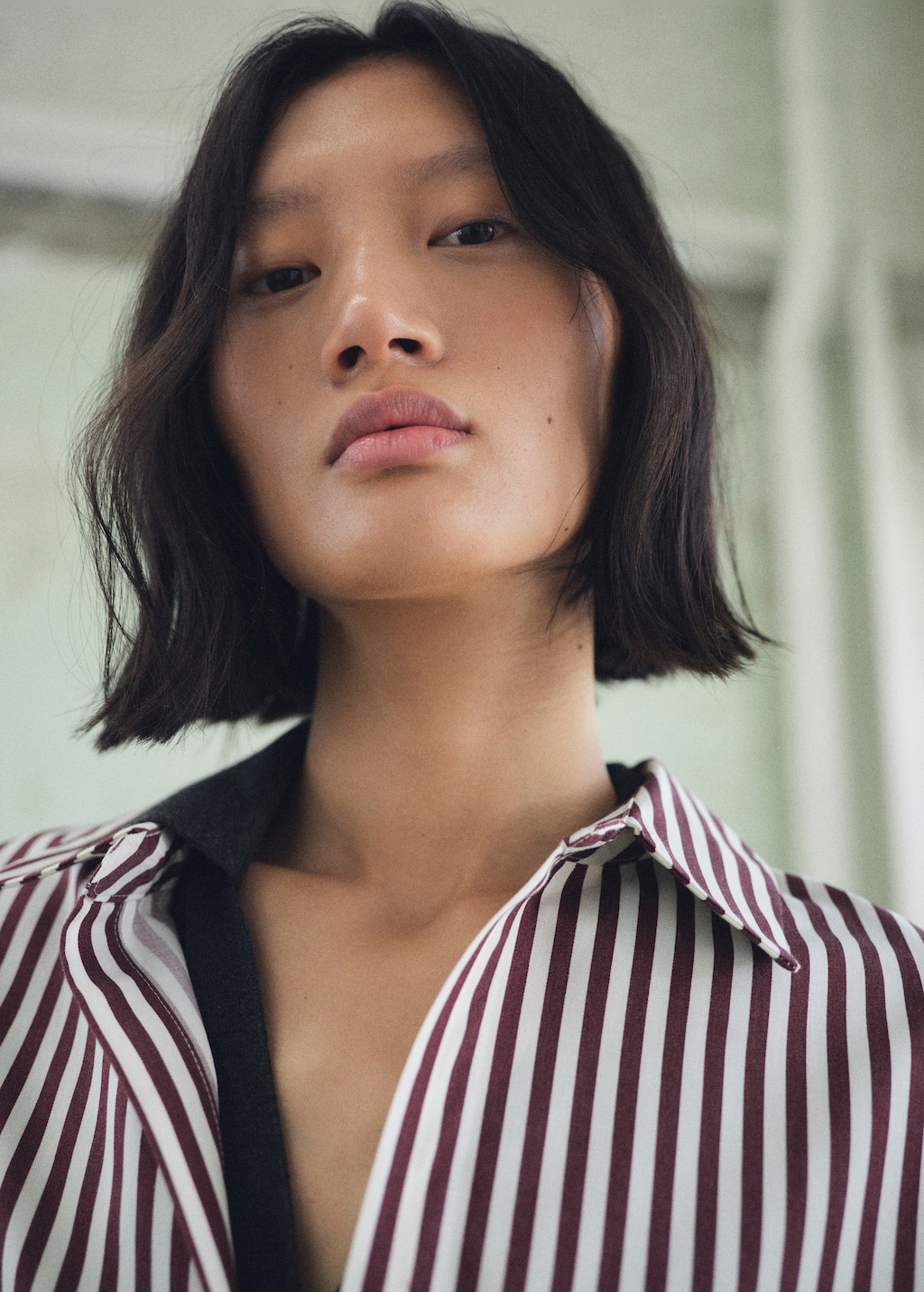 Pocket striped shirt - image 4