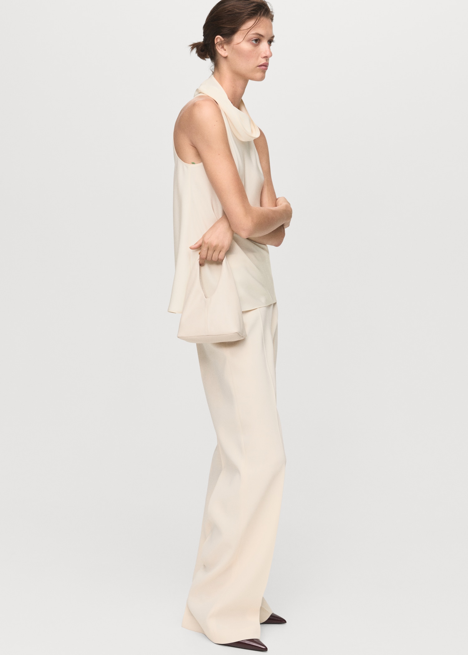 Draped neck blouse - Details of the article 2