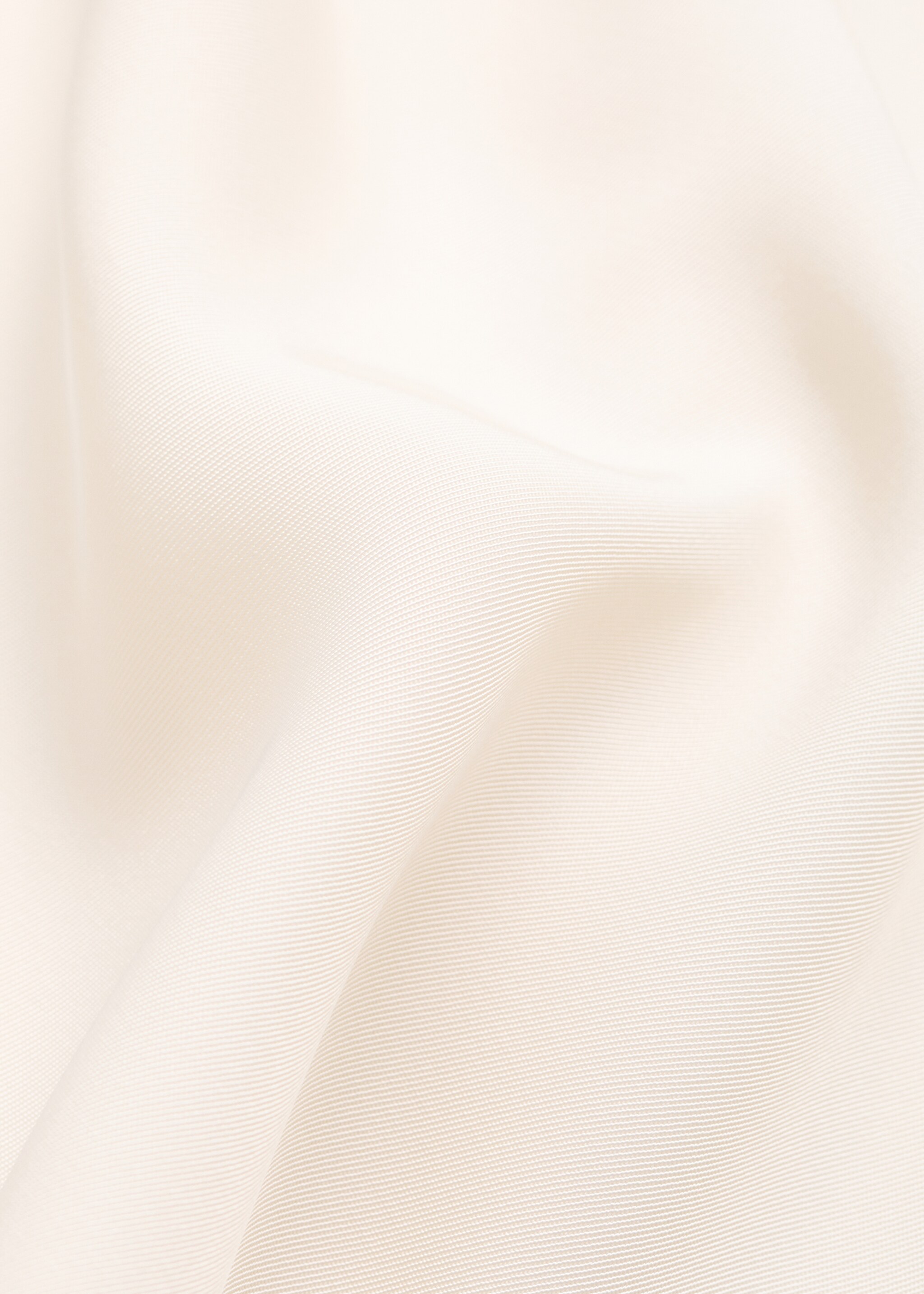 Draped neck blouse - Details of the article 8, Ecru. Ref: 17035816-00.