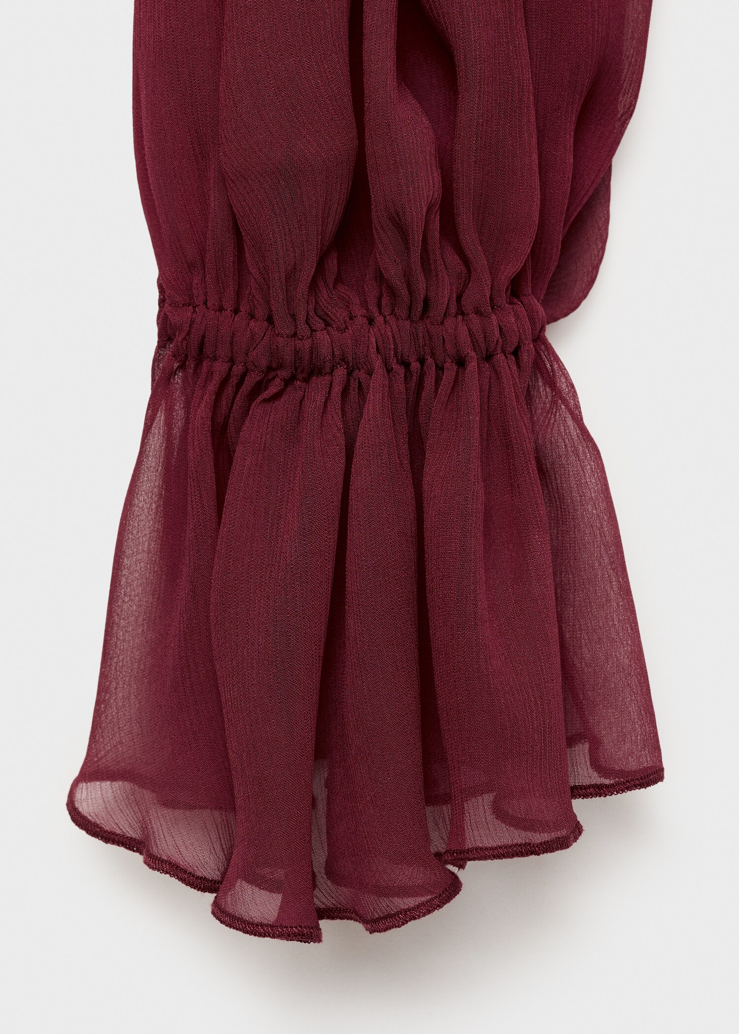 Semi-transparent blouse with foulard - Details of the article 0