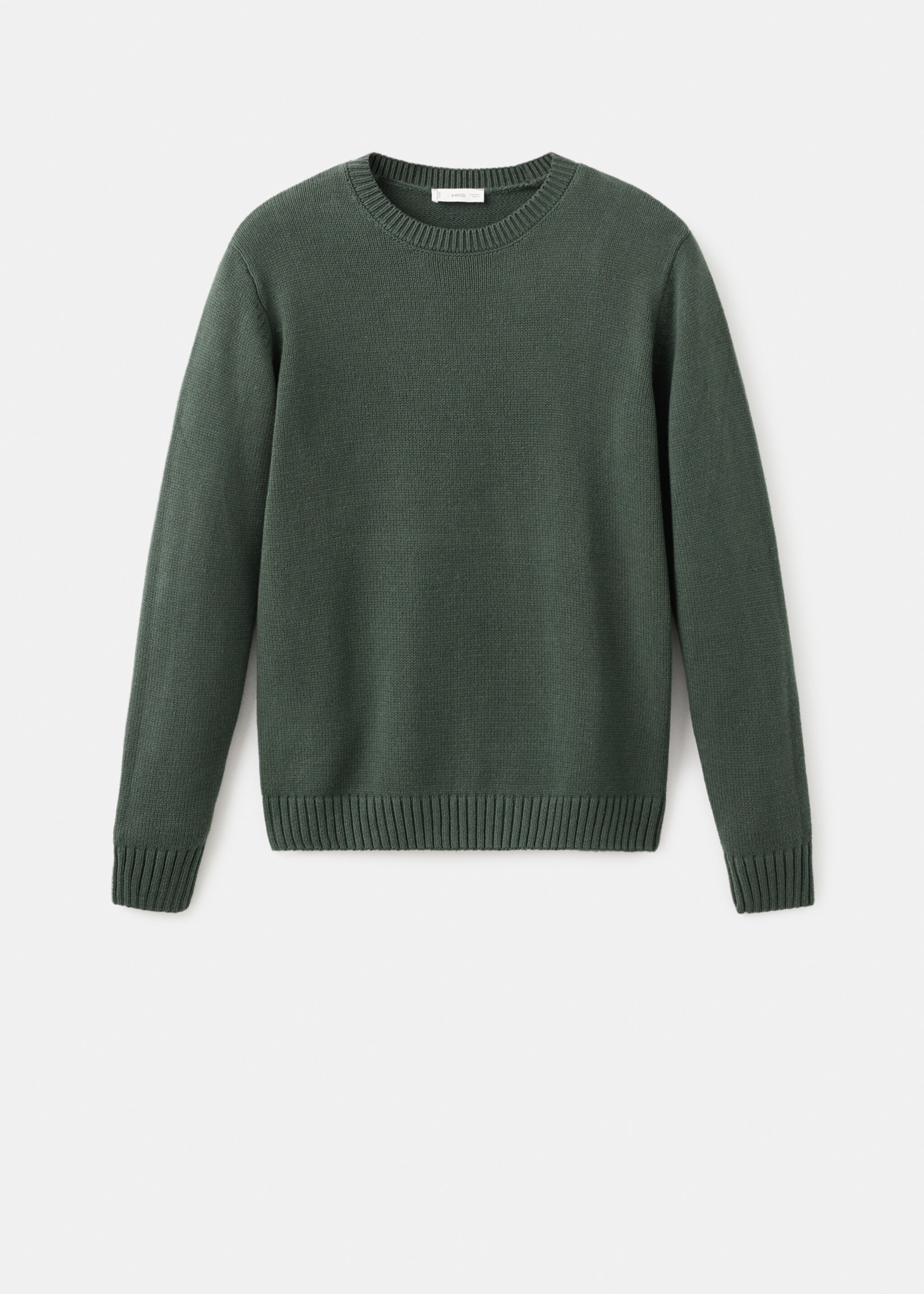 Essential cotton-blend sweater - Article without model, Khaki. Ref: 17035820-00.