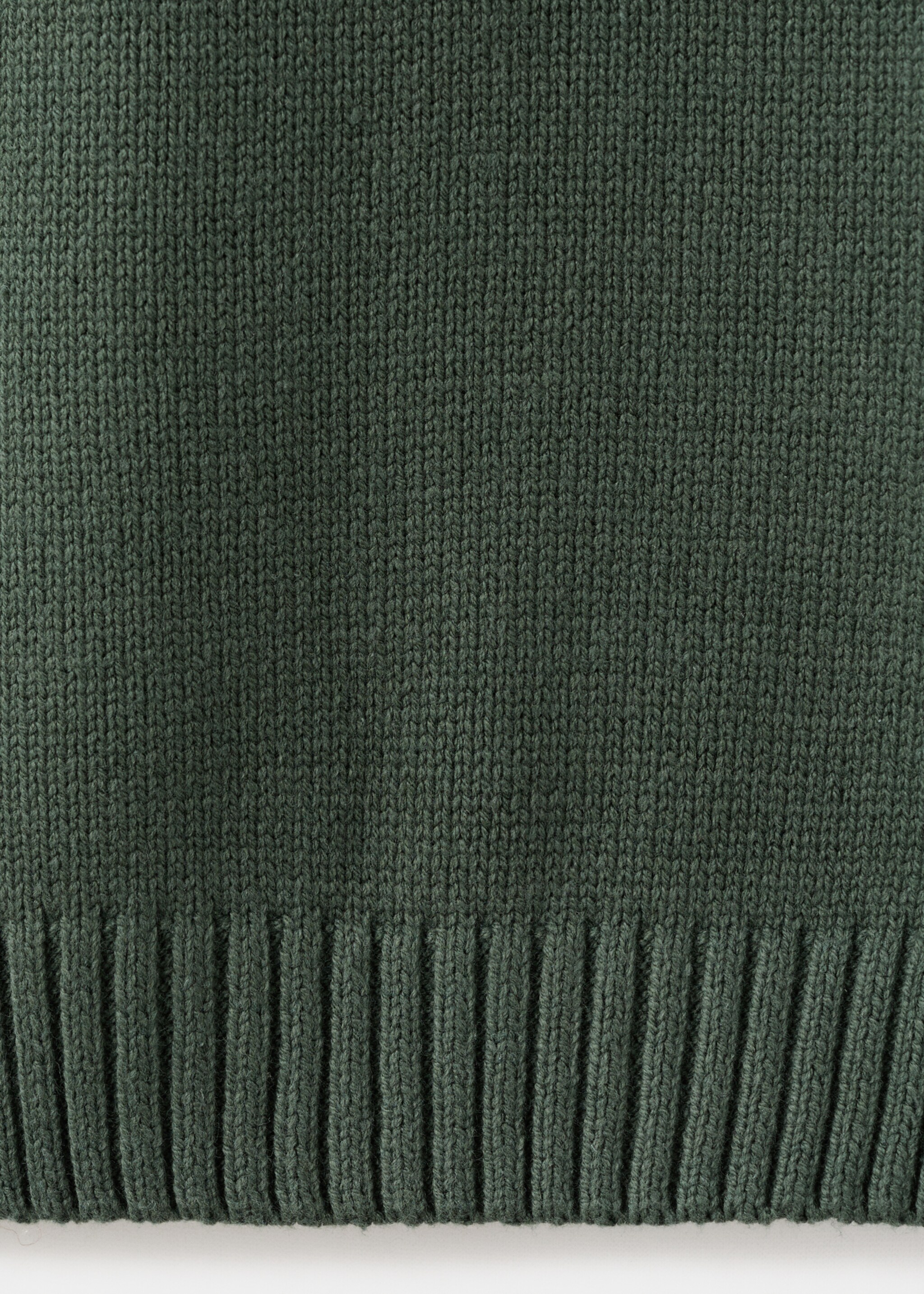 Essential cotton-blend sweater - Details of the article 0, Khaki. Ref: 17035820-00.