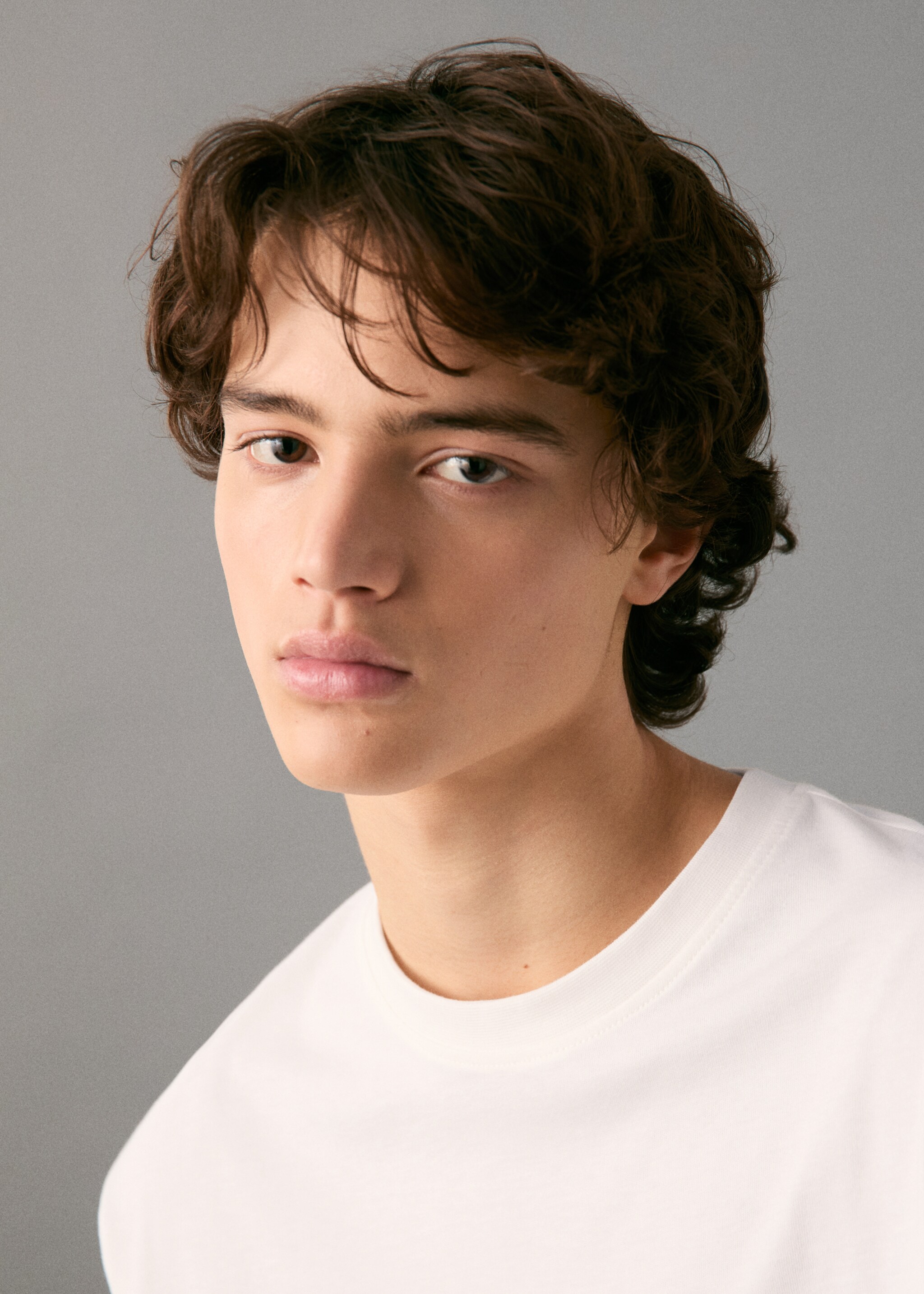 Set of long check pyjamas - Details of the article 1, Off White. Ref: 17035825-00.