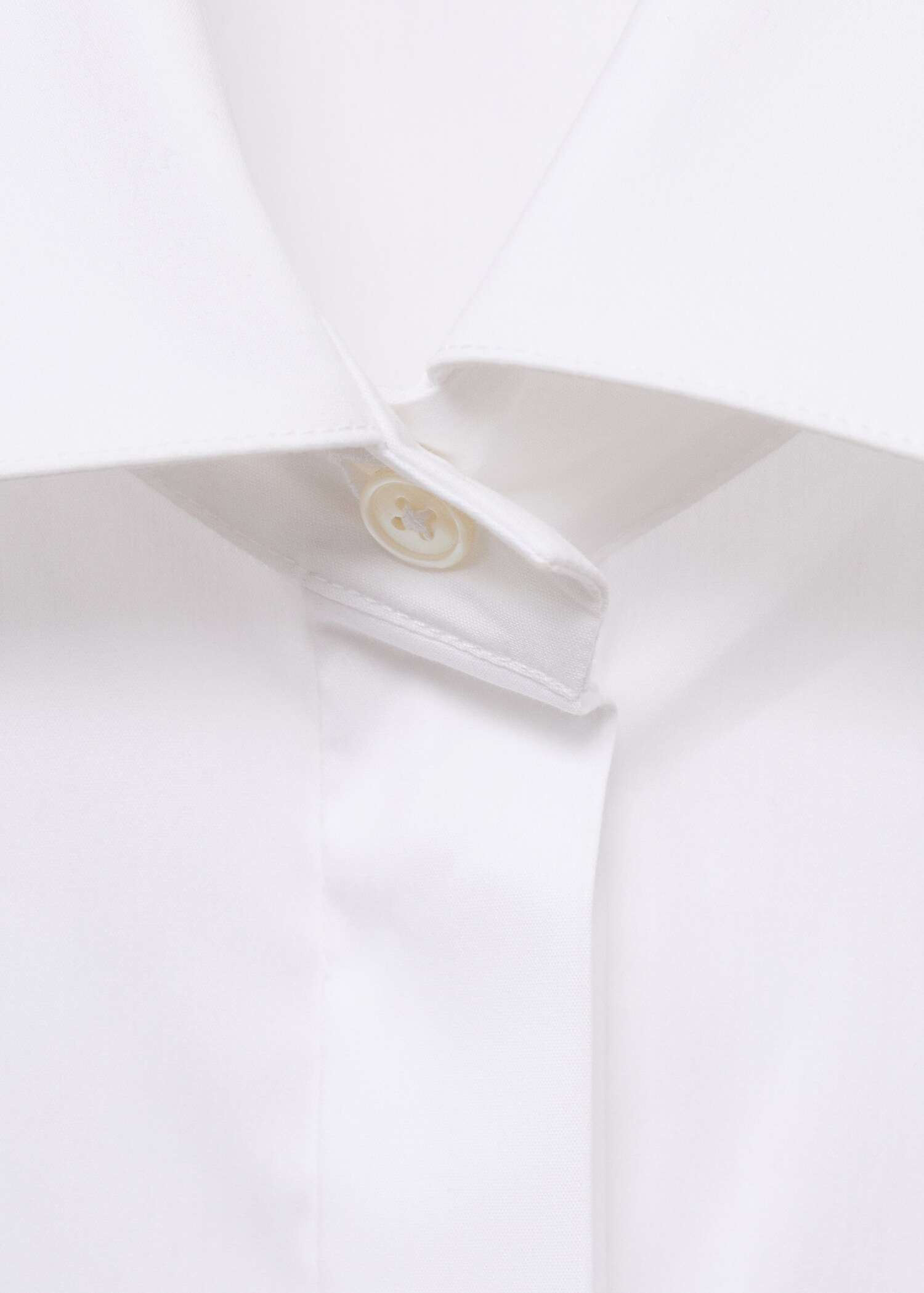 Slim-fit poplin shirt - Details of the article 8