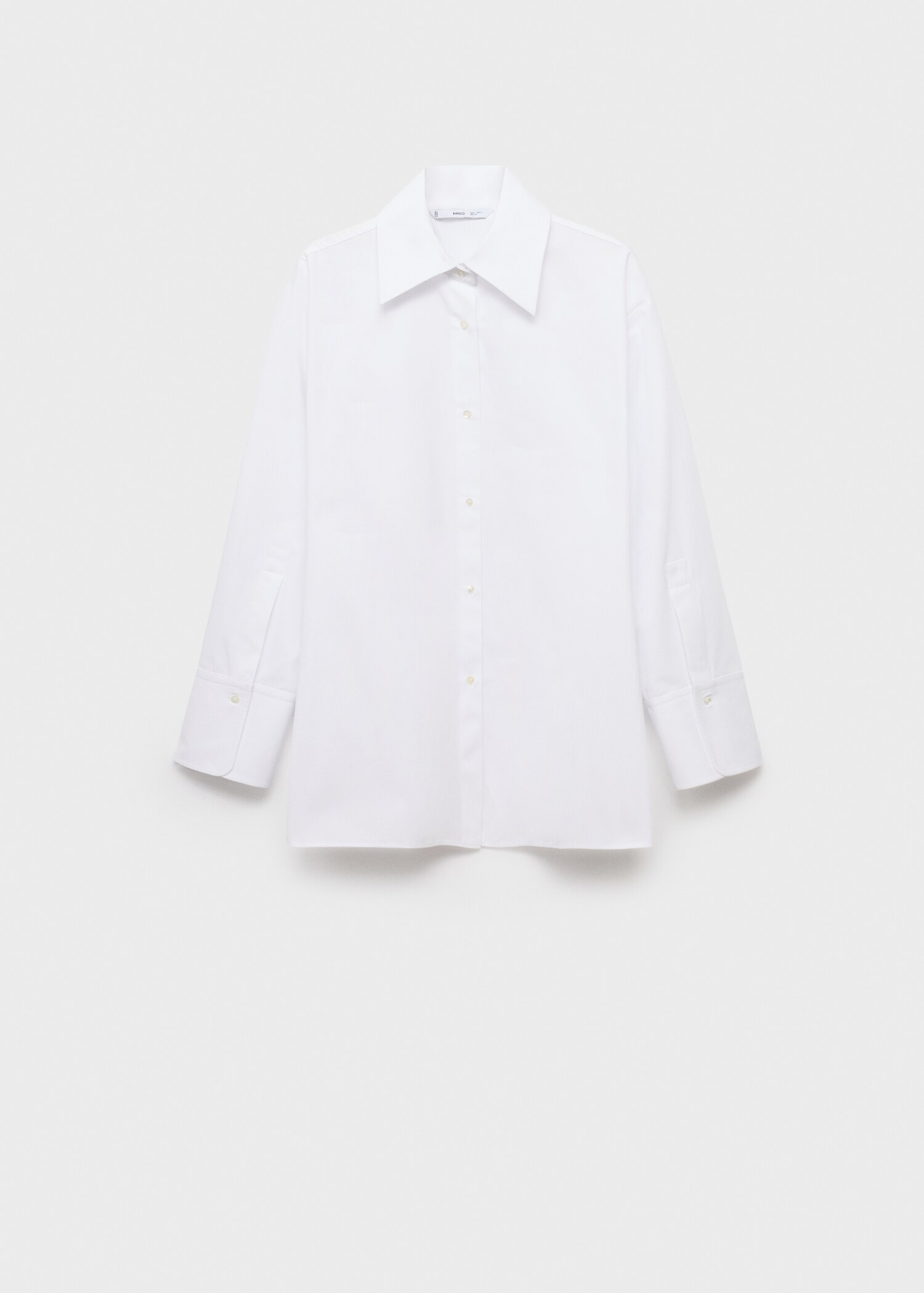 Oversized shirt with crossed back - Article without model