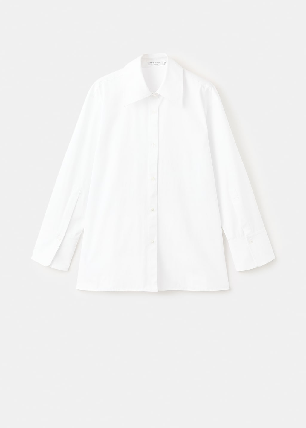 Oversized shirt with crossed back