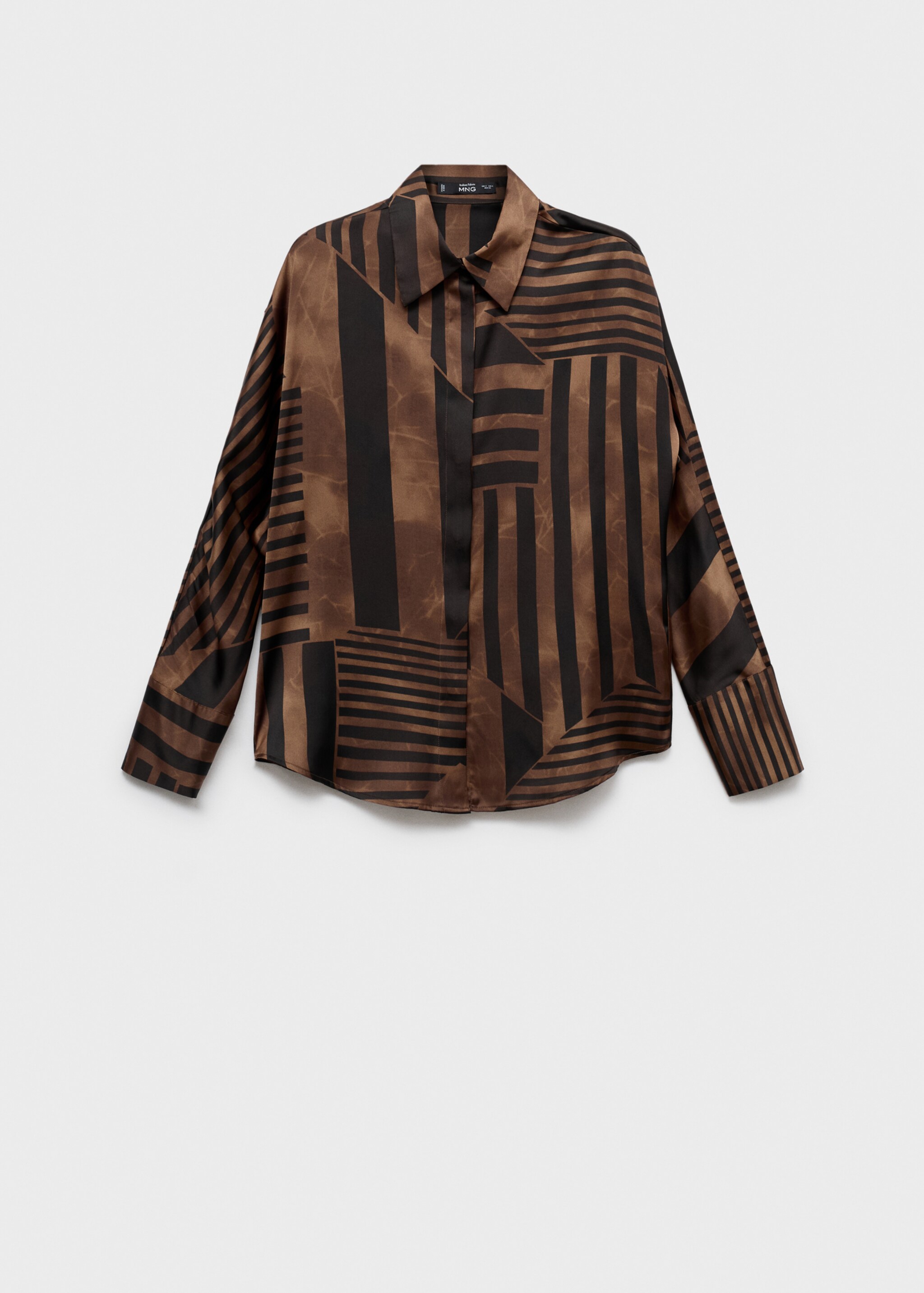 Shirt trini - Article without model, Brown. Ref: 17035830-00.