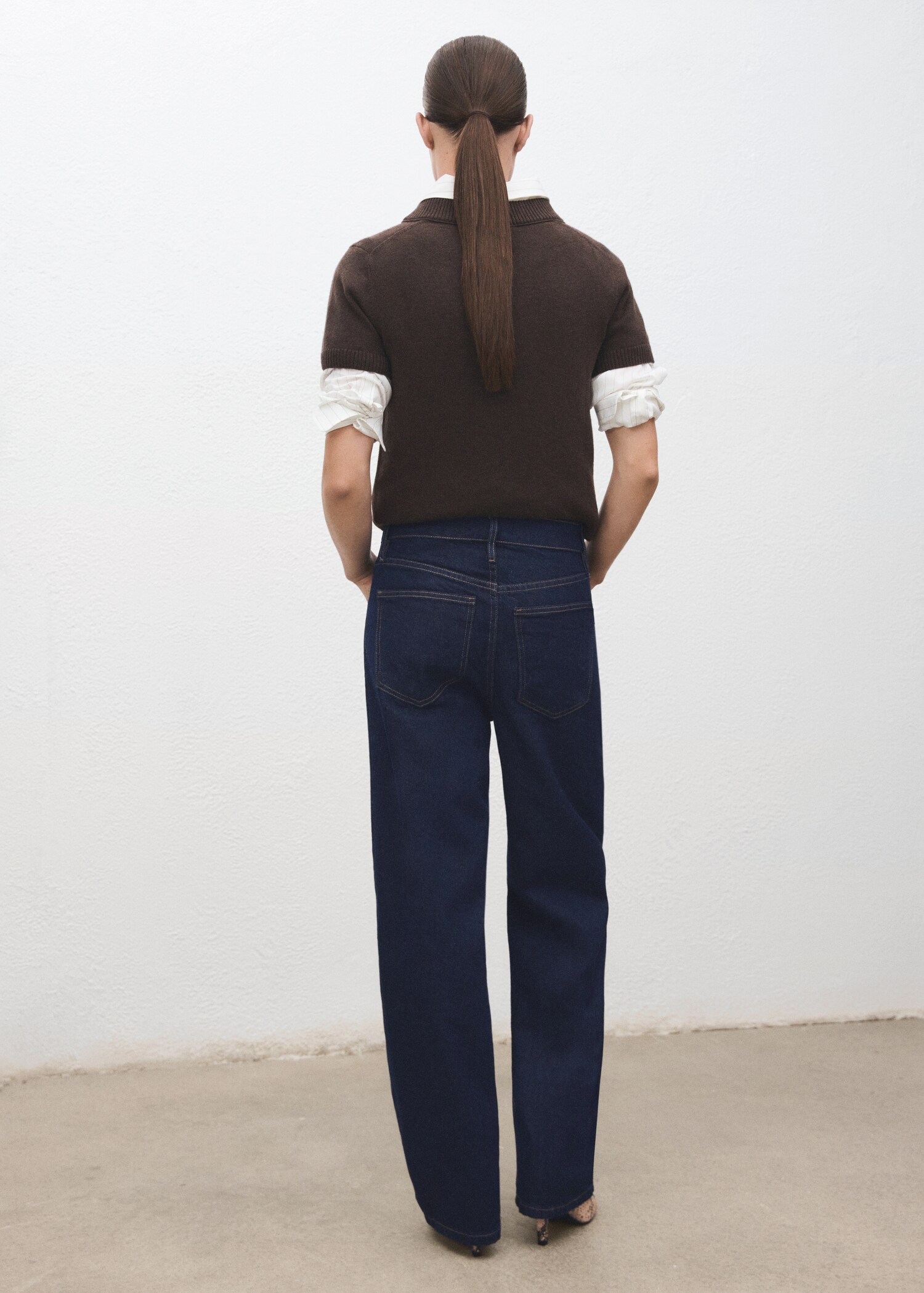 Jean balloon taille haute - Verso de l’article