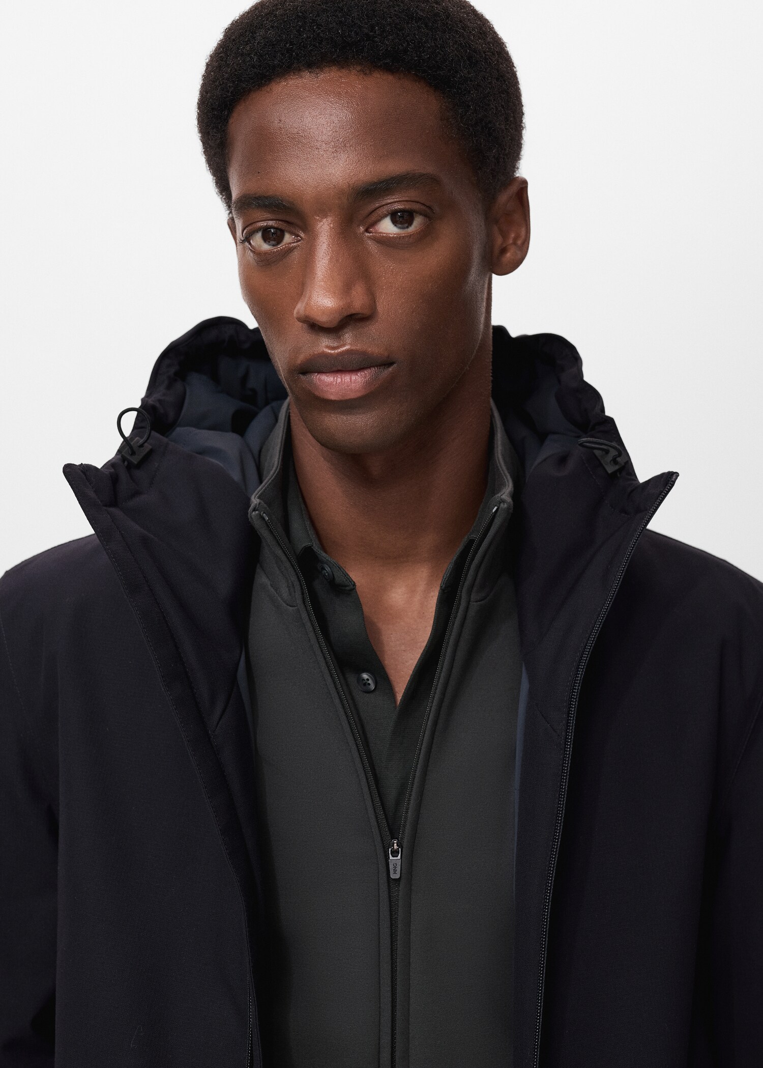 Water Repellent Thermolite® Hooded Padded Parka - Details of the article 1
