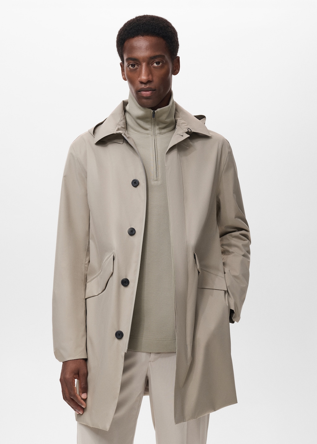 ジャケット・アウター Cotton Twill Big TrenchCargo Pocket Coat Cotton Twill Jacket – La Garçonne